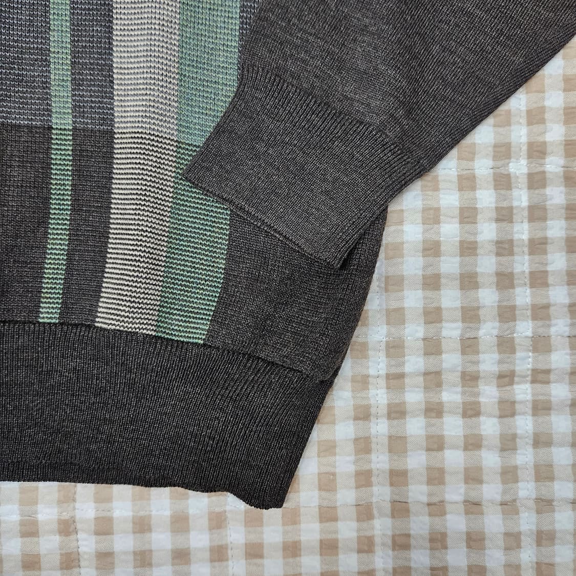 갤럭시 반집업 니트 스웨터 남자100 상품이미지4