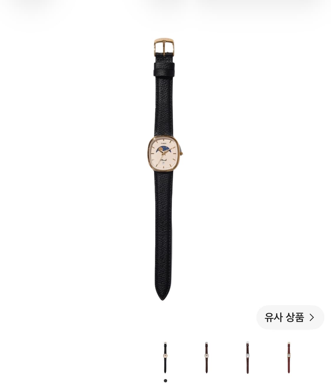 노아 타이맥스 오발 문 페이즈 워치 블랙 골드 상품이미지1