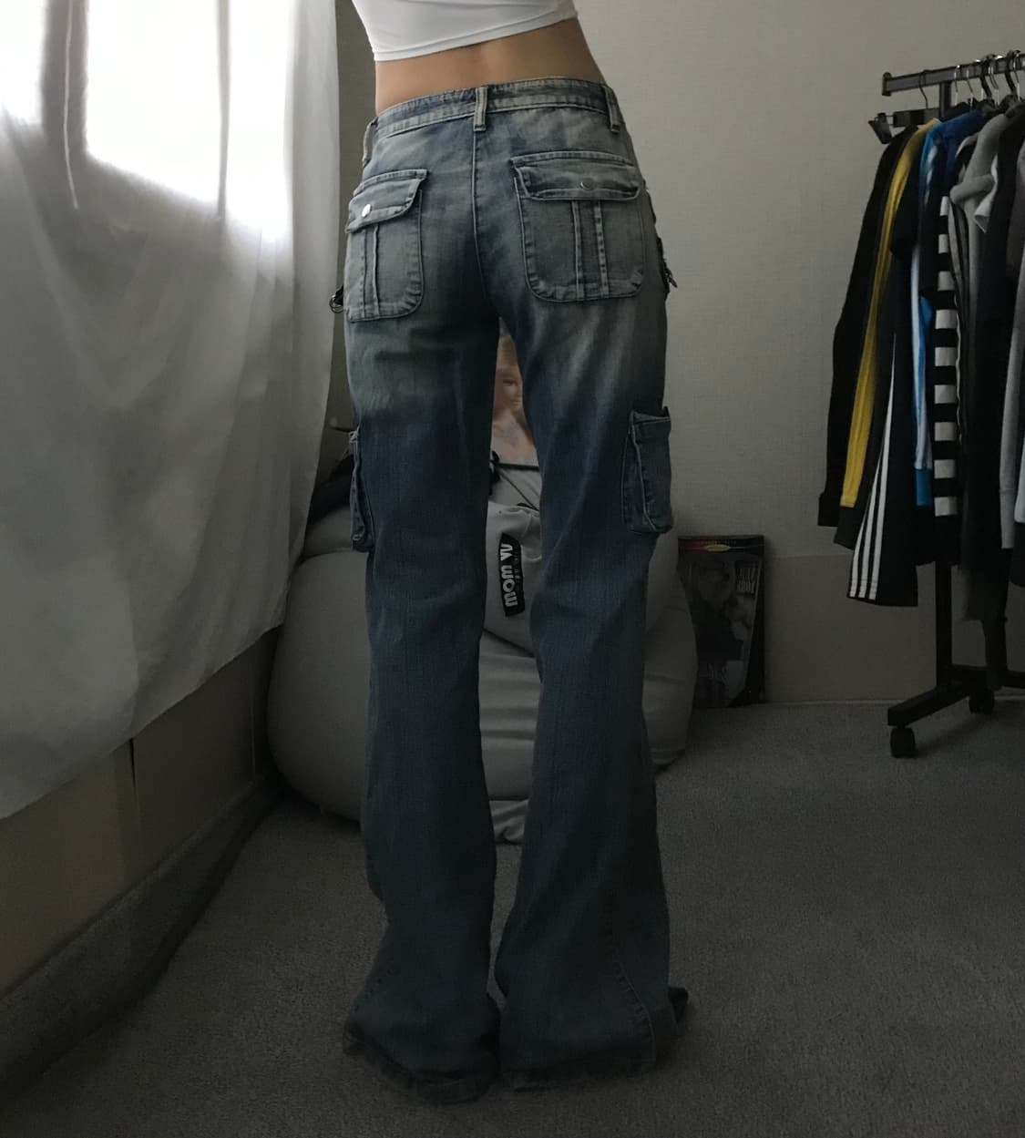 빈티지 워싱 부츠컷 데님팬츠 상품이미지3