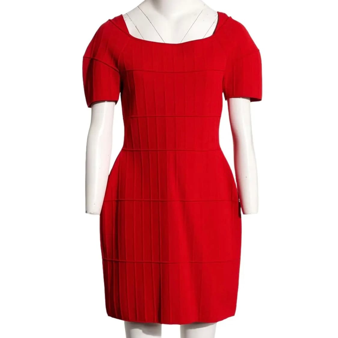 펜디 레드 바디콘 드레스 상품이미지5