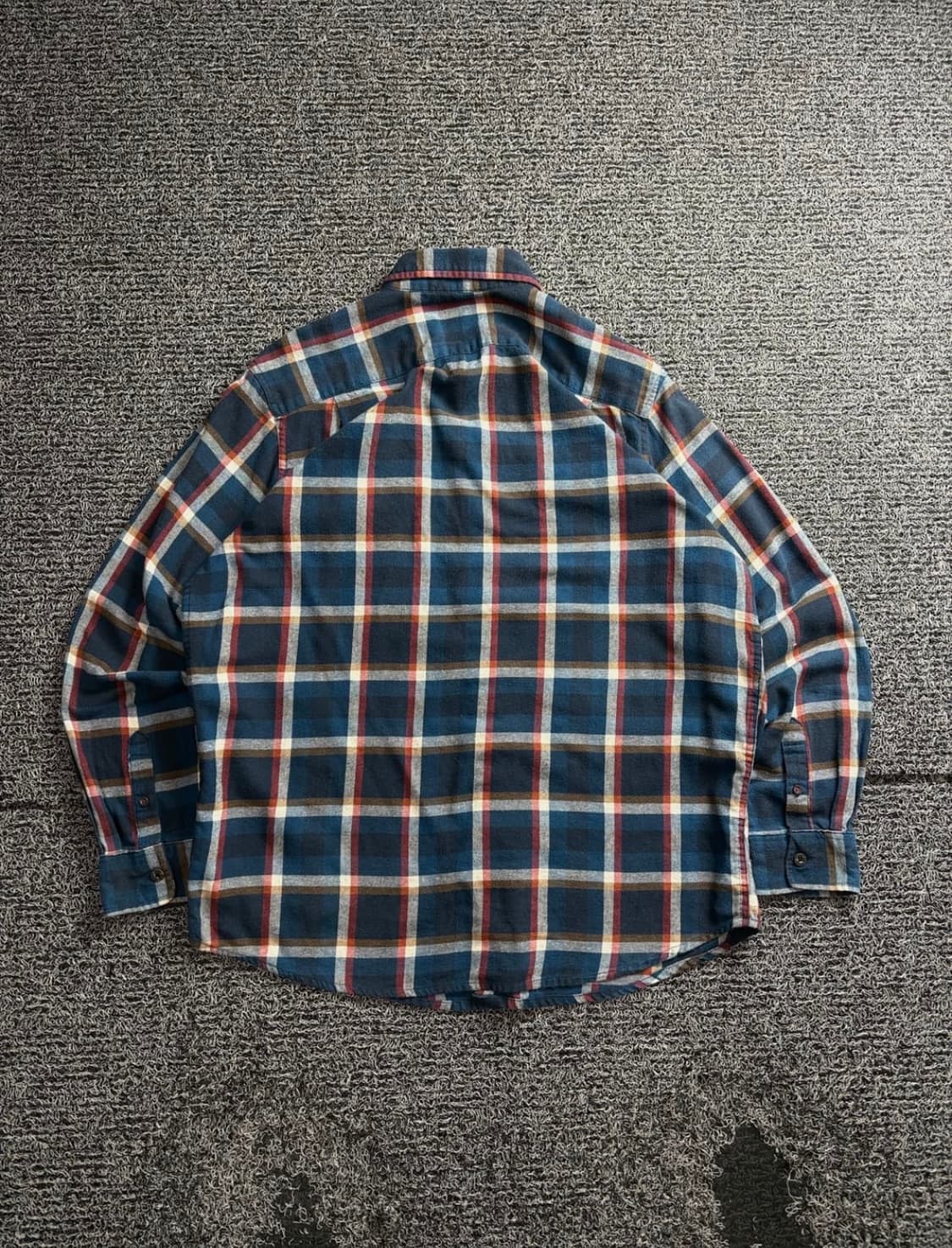 랭글러 USA 아메카지 플란넬 체크 웨스턴 셔츠 4171 상품이미지4