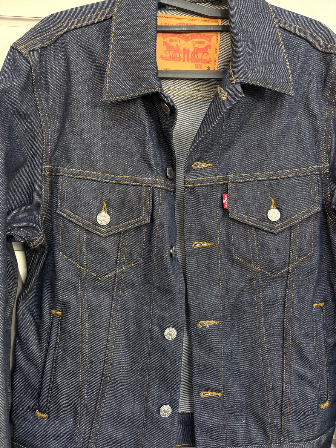 리바이스 중청 청자켓 s 상품이미지3