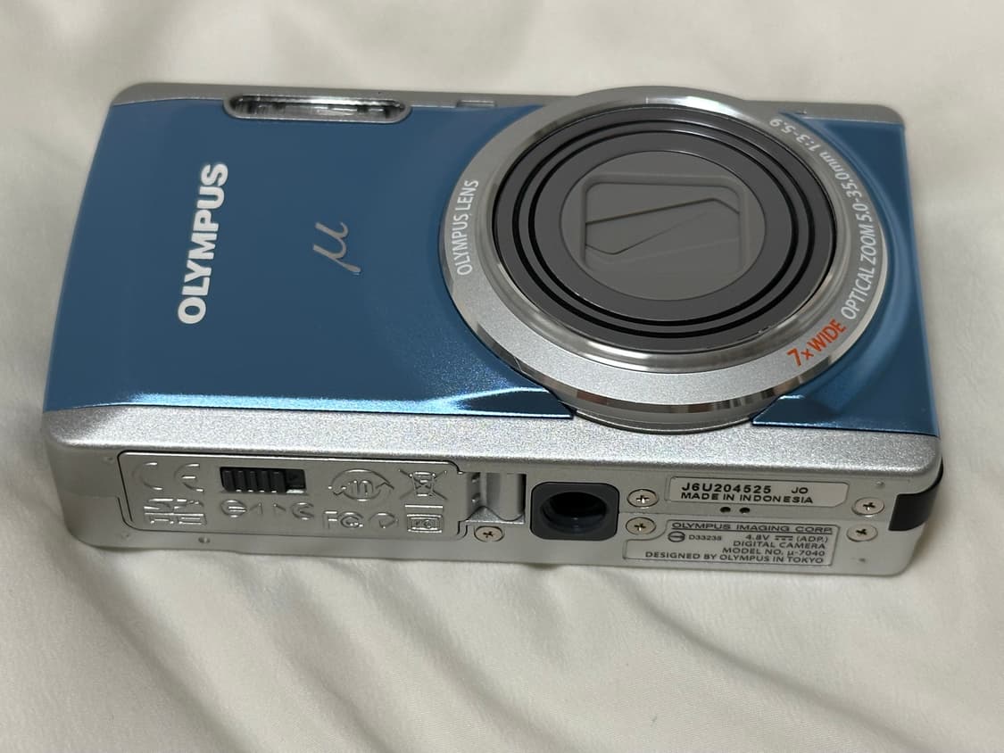 올림푸스 뮤 7040 블루(작례 있음) 상품이미지2