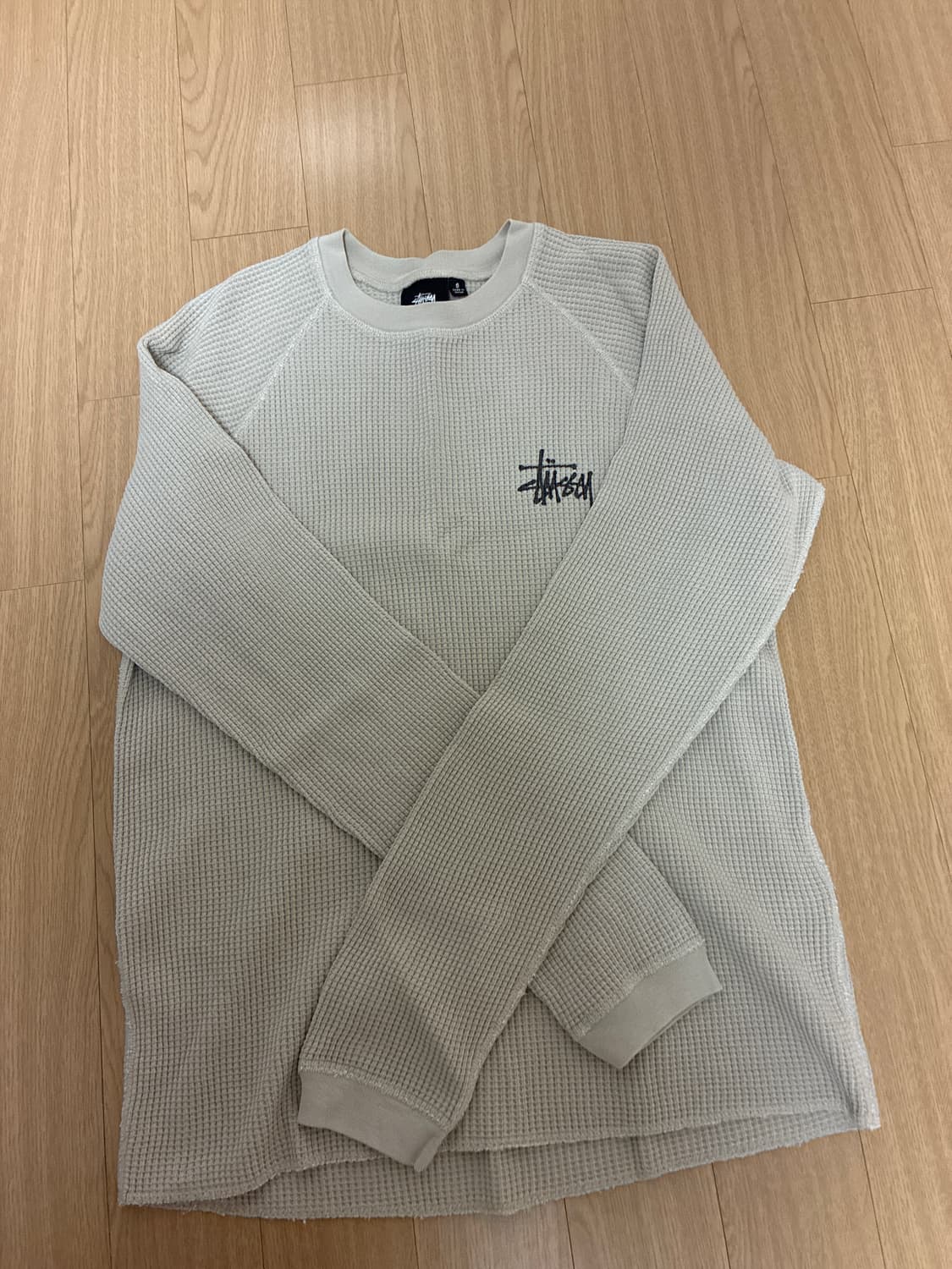 스투시 래글런 써멀 롱슬리브 크루 본 s 상품이미지2