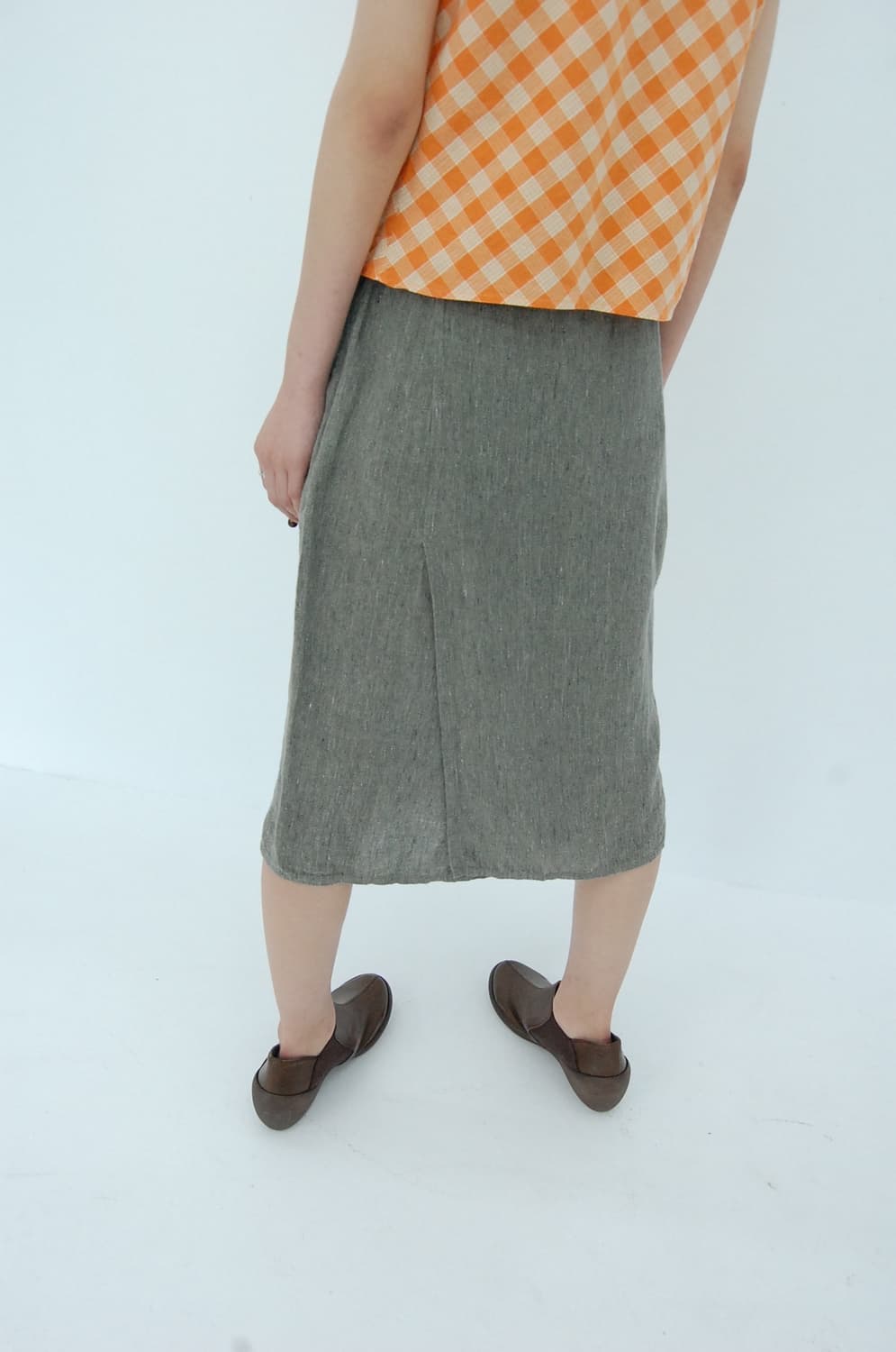 Agnes b linen skirt 상품이미지1