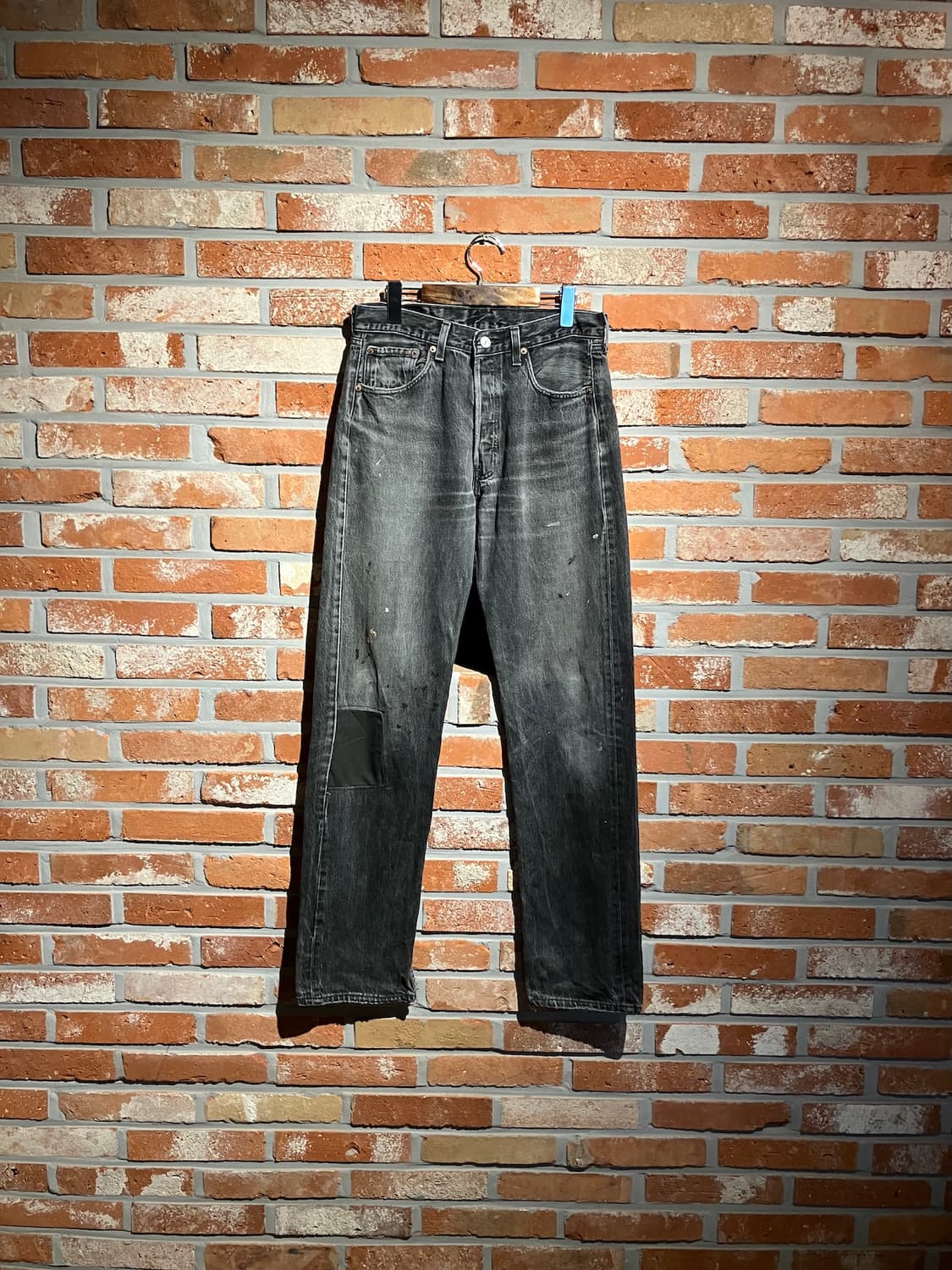 90s USA 빈티지 리바이스 501 블랙 데님 팬츠 상품이미지1