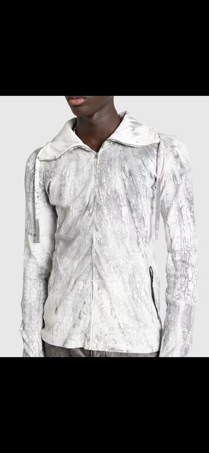 아크네 스튜디오 페이디드 하이넥 니트 집업 L 상품이미지7