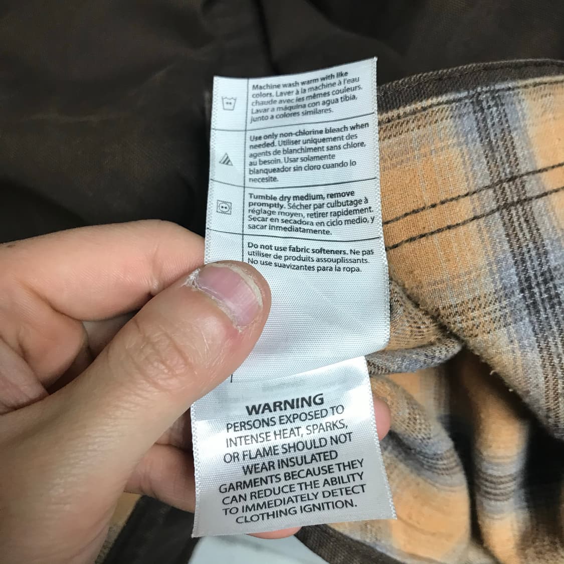 칼하트 캔버스 블랑킷 커버울 워크 셔츠 자켓 상품이미지6