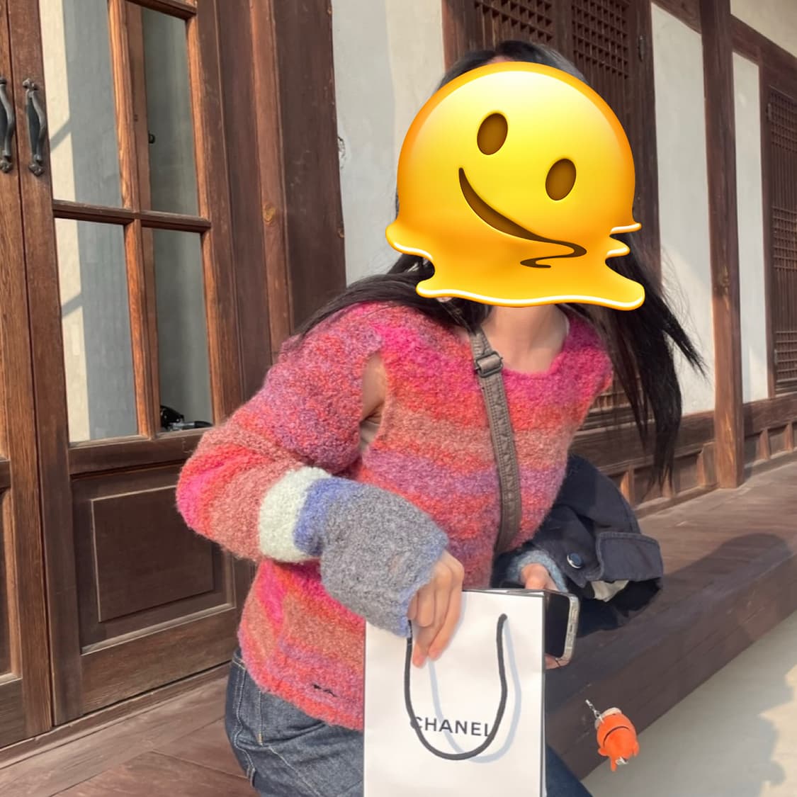 앤더슨밸 그라데이션 알파카 숏 스웨터 상품이미지4