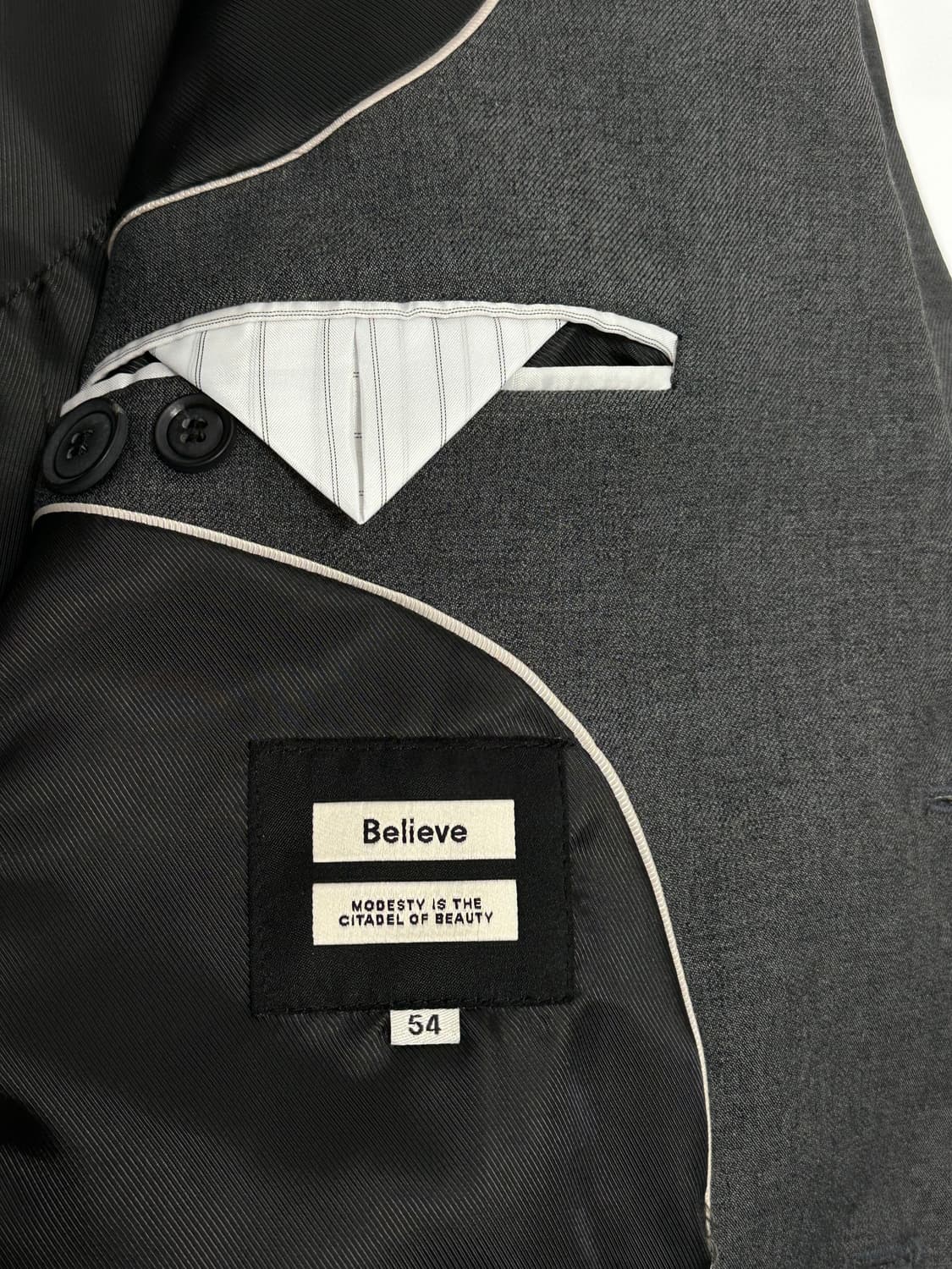 Believe 빌리브 2버튼 블레이저 자켓 상품이미지8