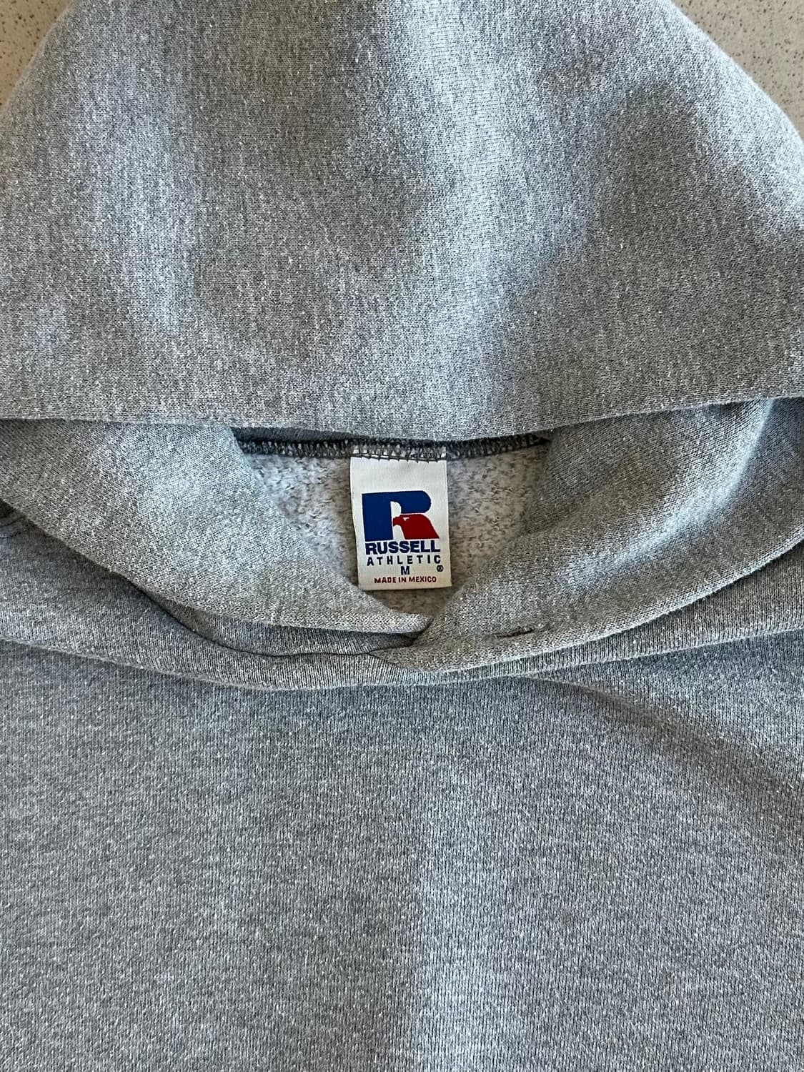 90s 빈티지 러셀 후드 그레이 M 상품이미지6
