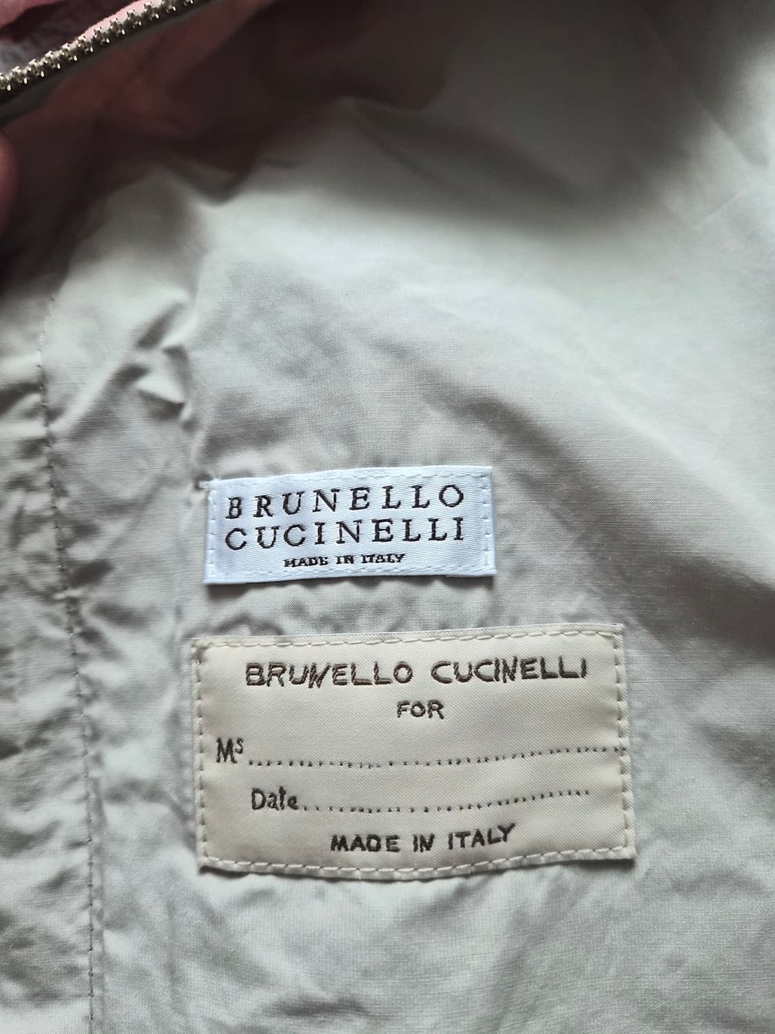 [정품] 브루넬로 쿠치넬리 여성 타프타 후드 자켓(사이즈38) 상품이미지2