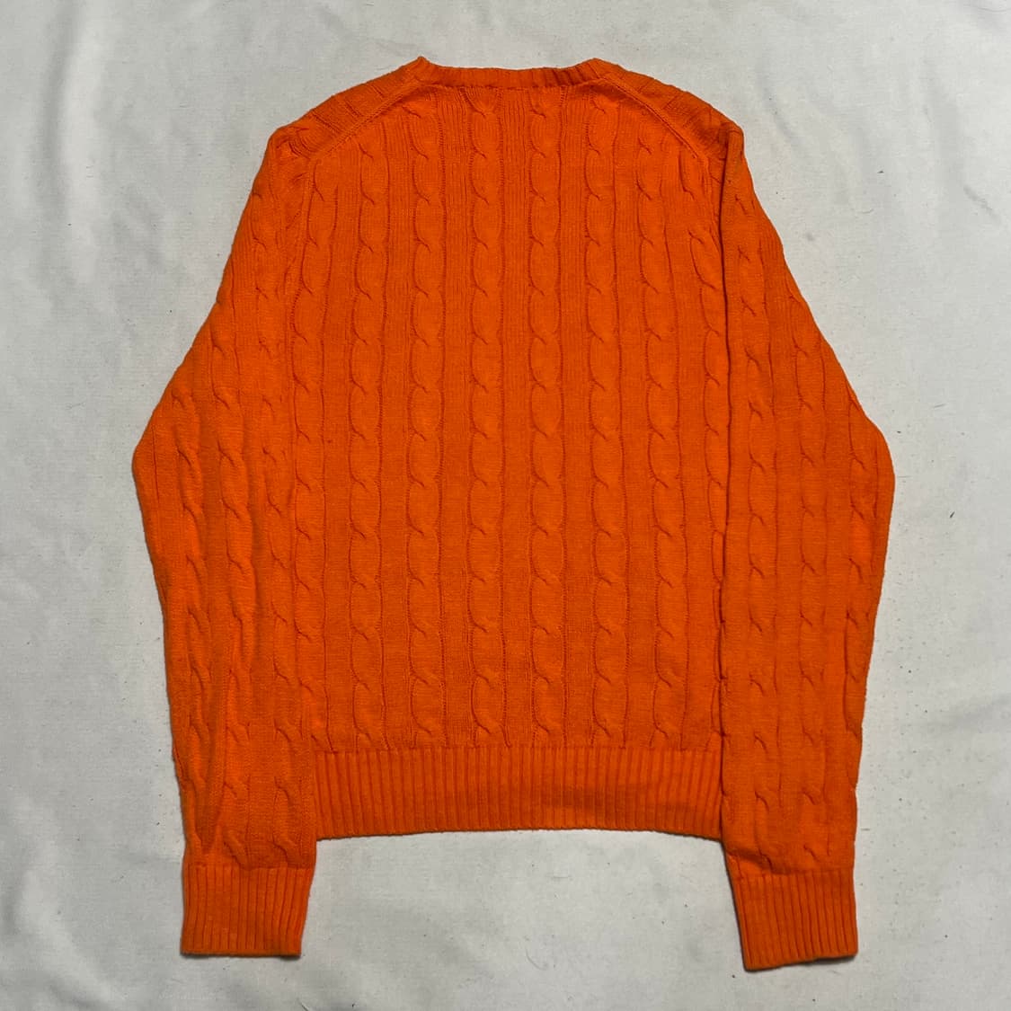 M 폴로랄프로렌 오렌지 케이블 니트 상품이미지3