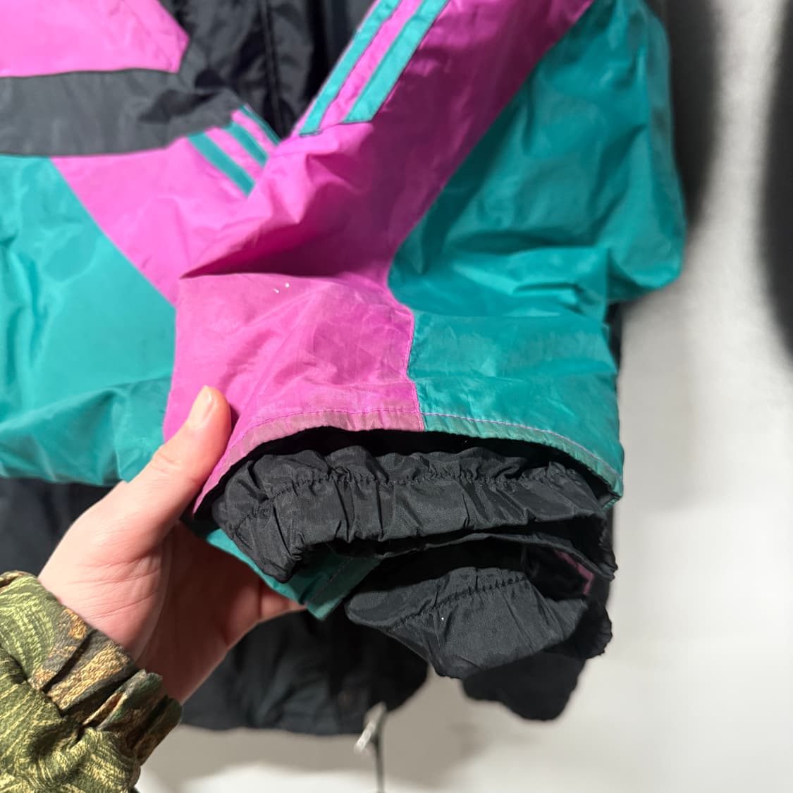 90s 아디다스 올드스쿨 빅사이즈 파이어 버드 윈드브레이커 자켓 상품이미지5