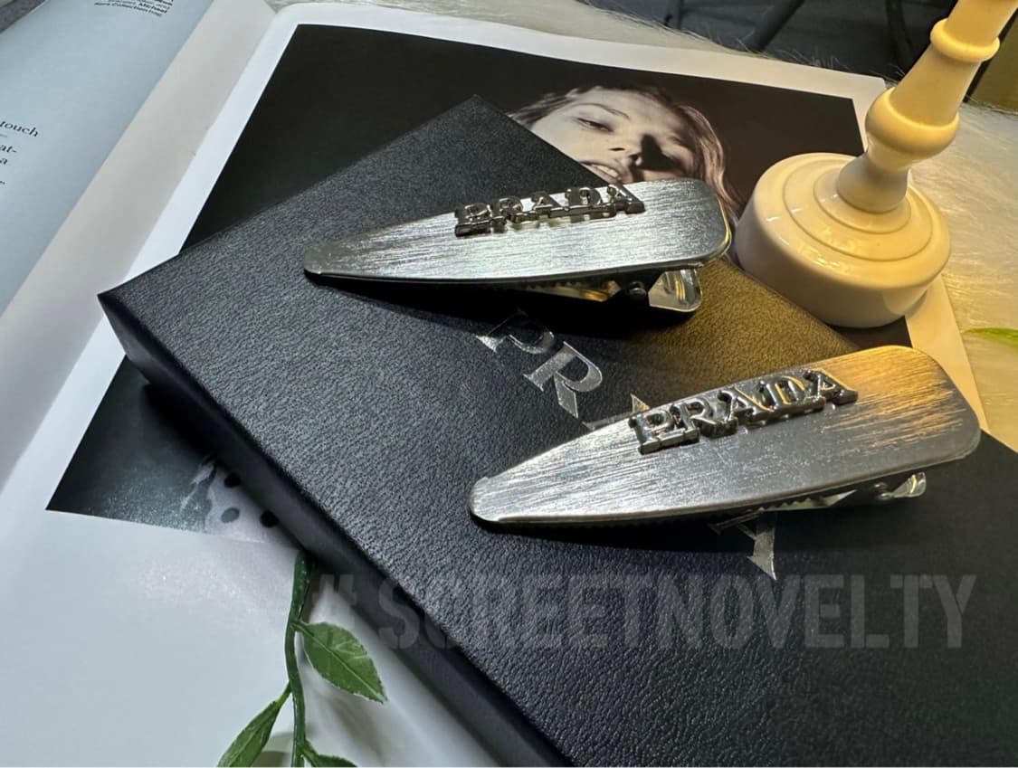 프라다 실버 헤어핀 (개당가격) 상품이미지6