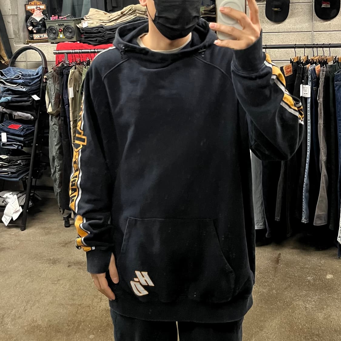 할리데이비슨 사이드 로고 후드티 (110-115) 상품이미지8