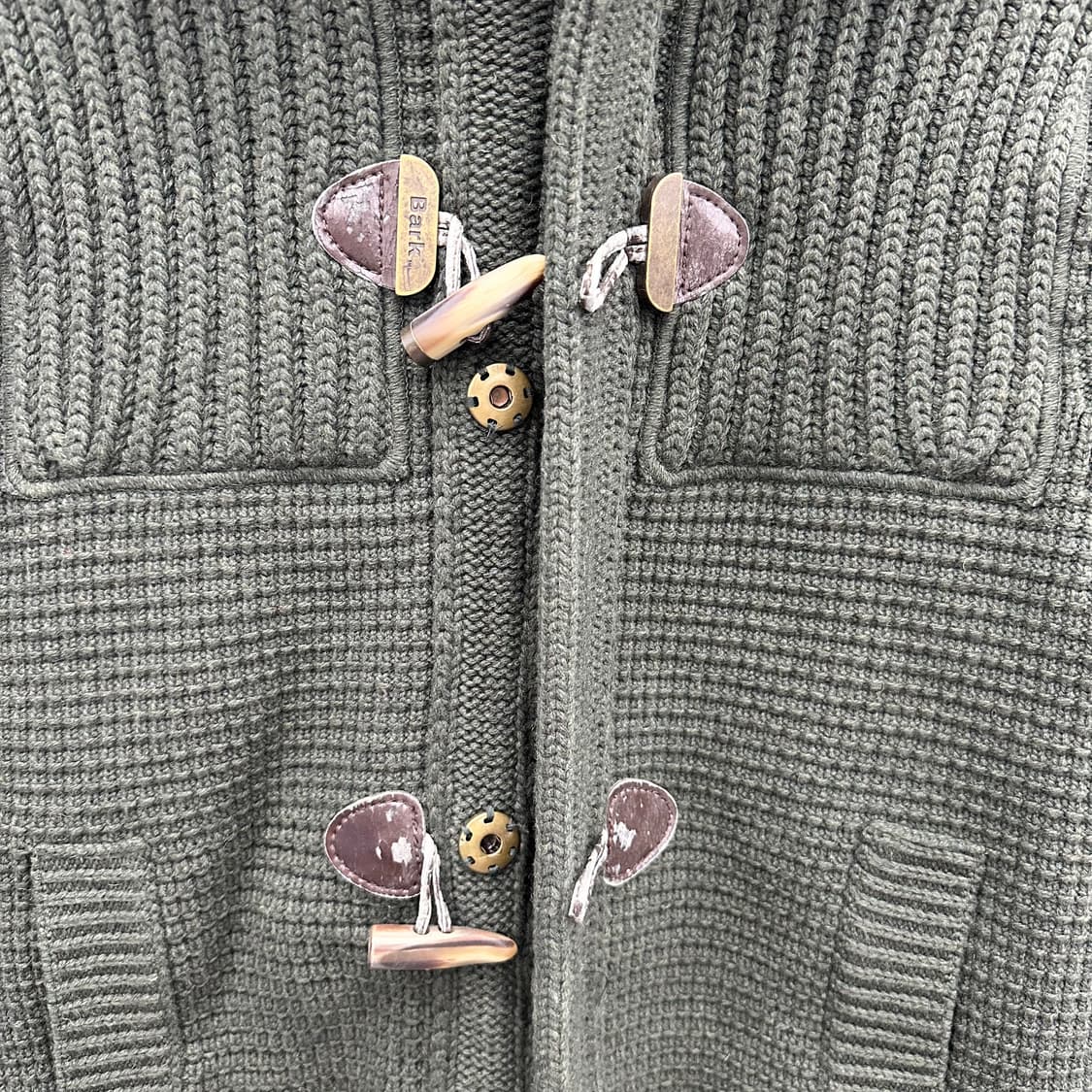 95 BARK 바크 남자 웰론 울 하프 니트패딩 상품이미지8