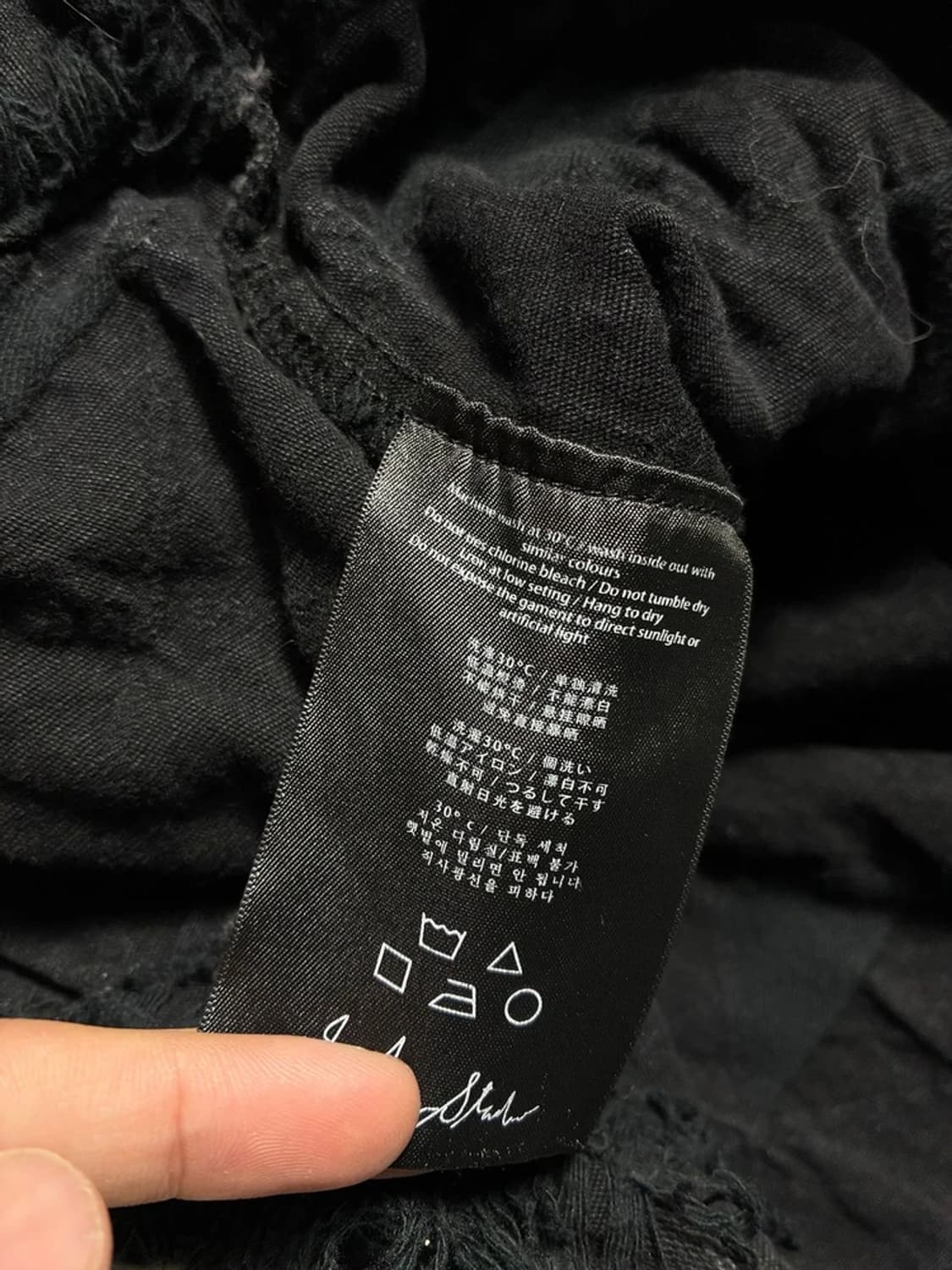 JCAESAR 블랙 데님 멈미 자켓 R1426 상품이미지8