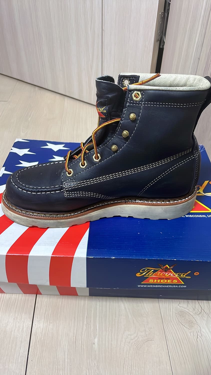 Thorogood 쏘로굿 목토 워커 블랙 7 D 250 255 상품이미지3