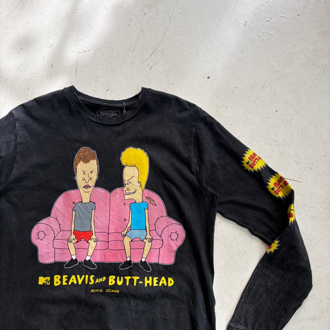 비비스와 버트헤드 오피셜 빈티지 롱슬리브 S/M 상품이미지2