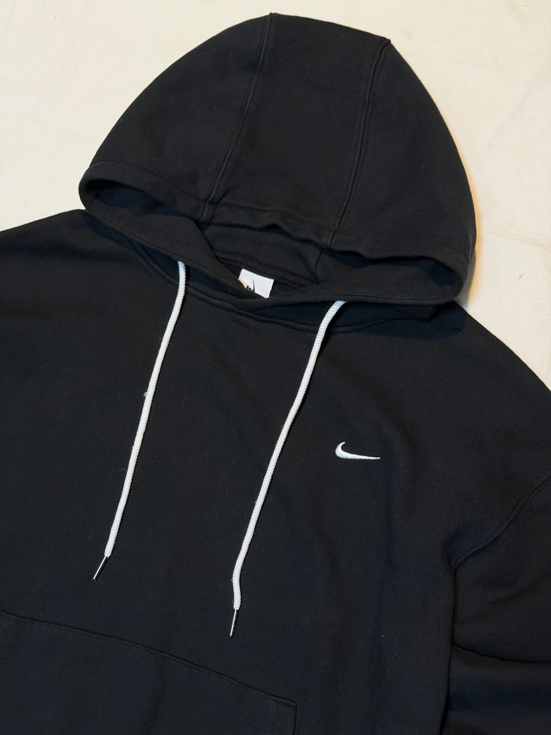 나이키 NRG 솔로 스우시 플리스 후드 블랙 화이트 상품이미지2