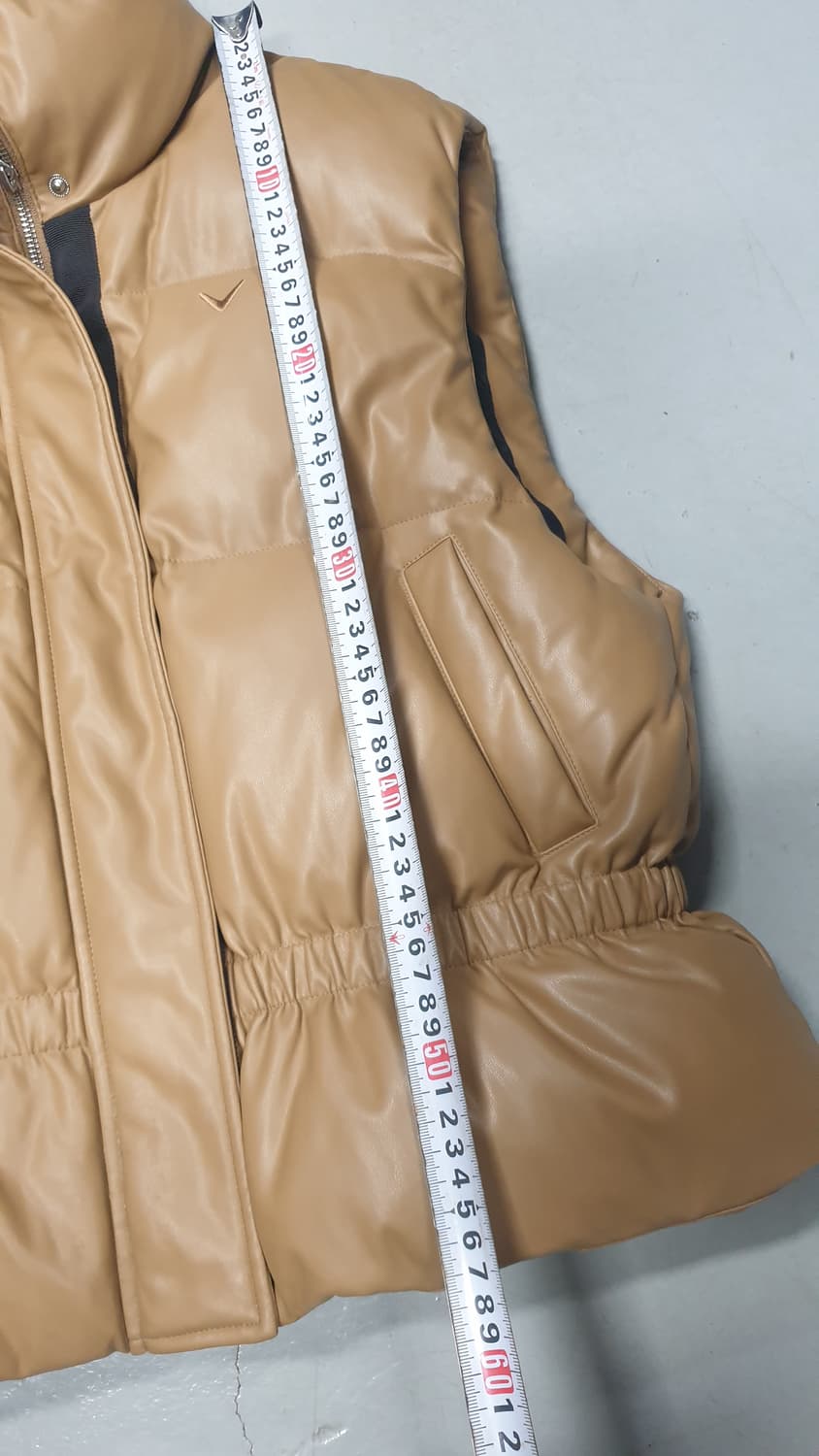 Callaway 여성 레더다운패딩 조끼 95 상품이미지5