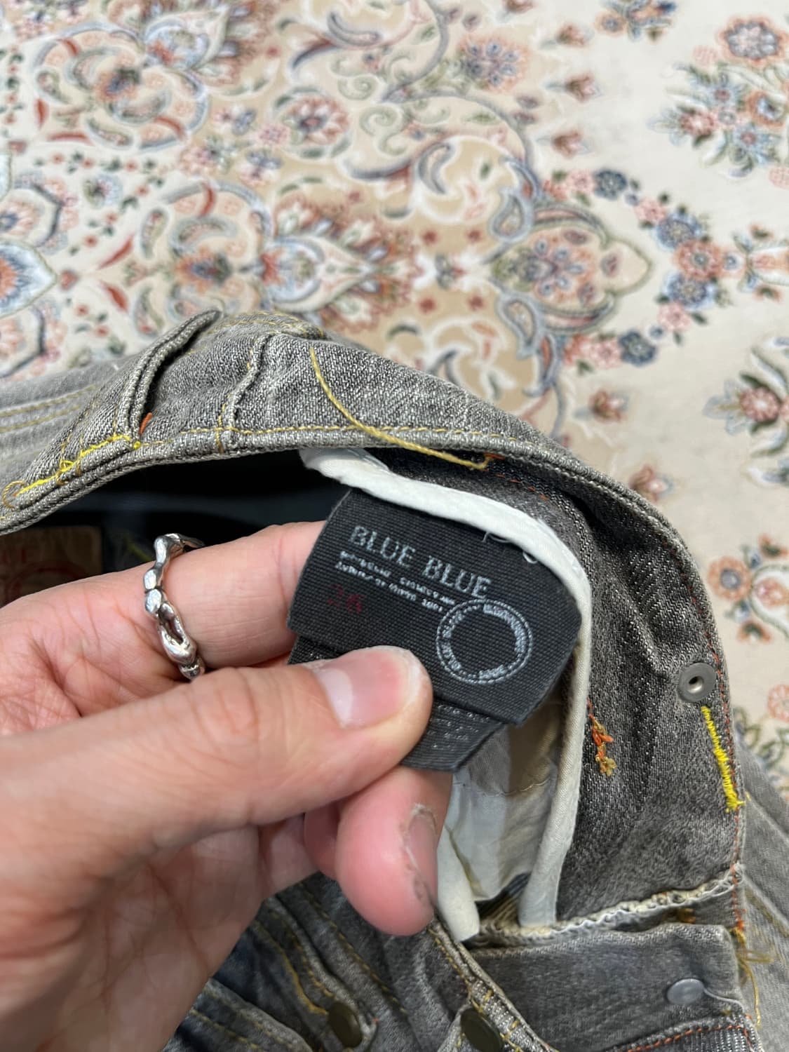 블루블루 01s 컬렉션 부츠컷 데님팬츠 바지 상품이미지8