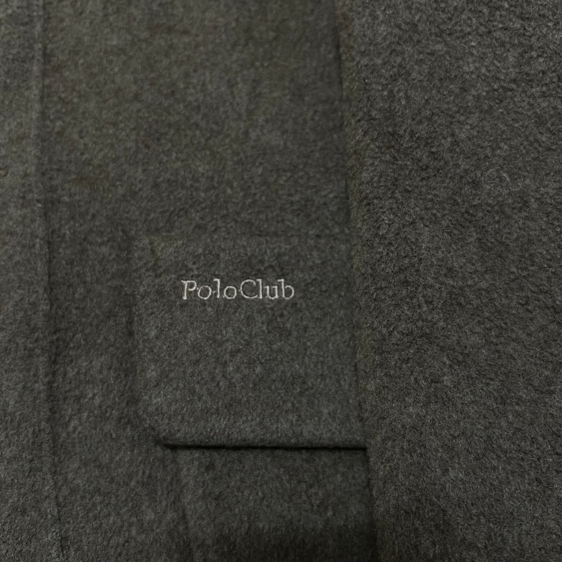 폴로클럽 자수 로고 모직 싱글 하프 맥코트 [브라운] M/95 상품이미지5