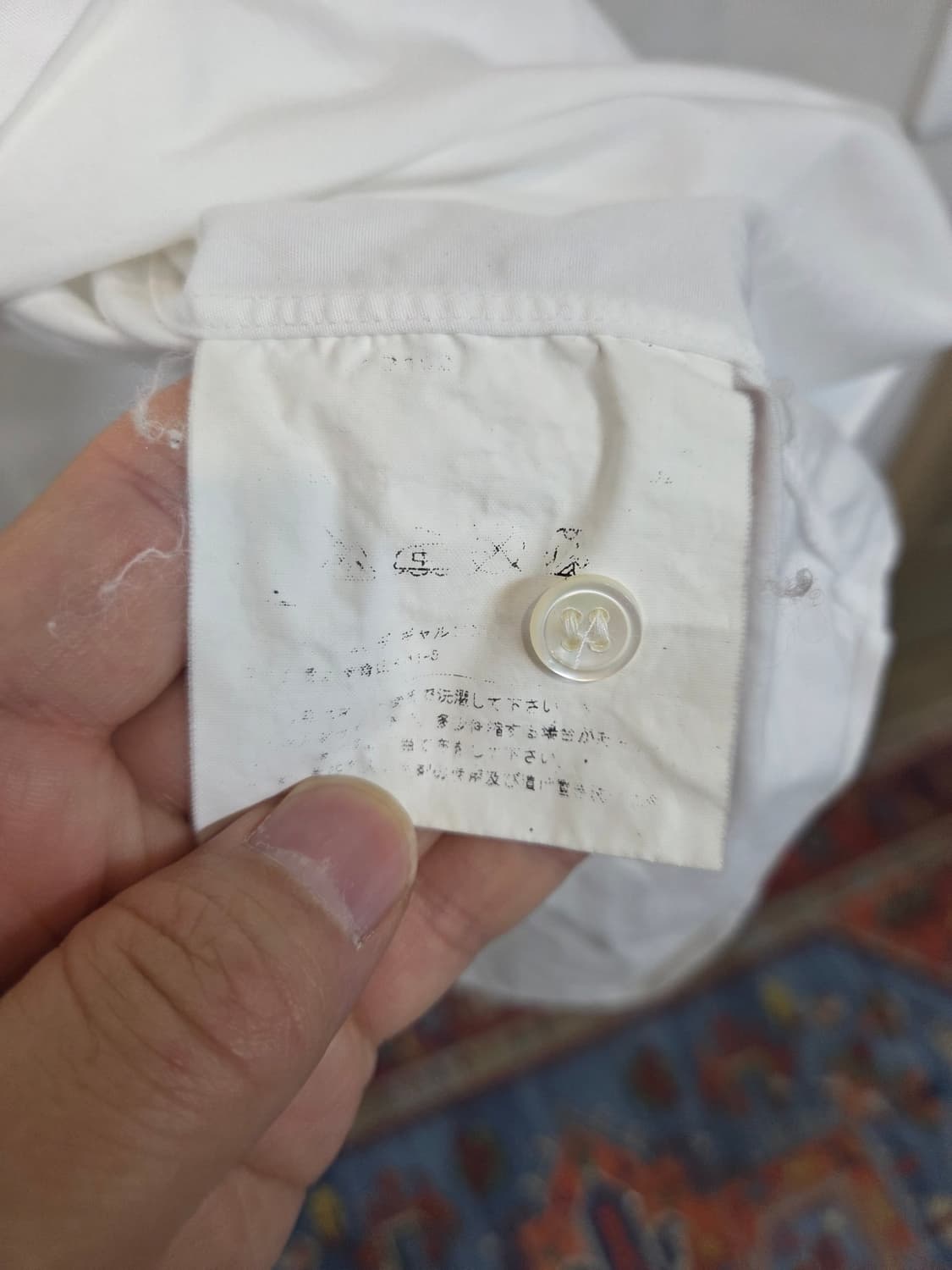 꼼데가르송 레드와펜 화이트 셔츠긴팔 m 상품이미지5
