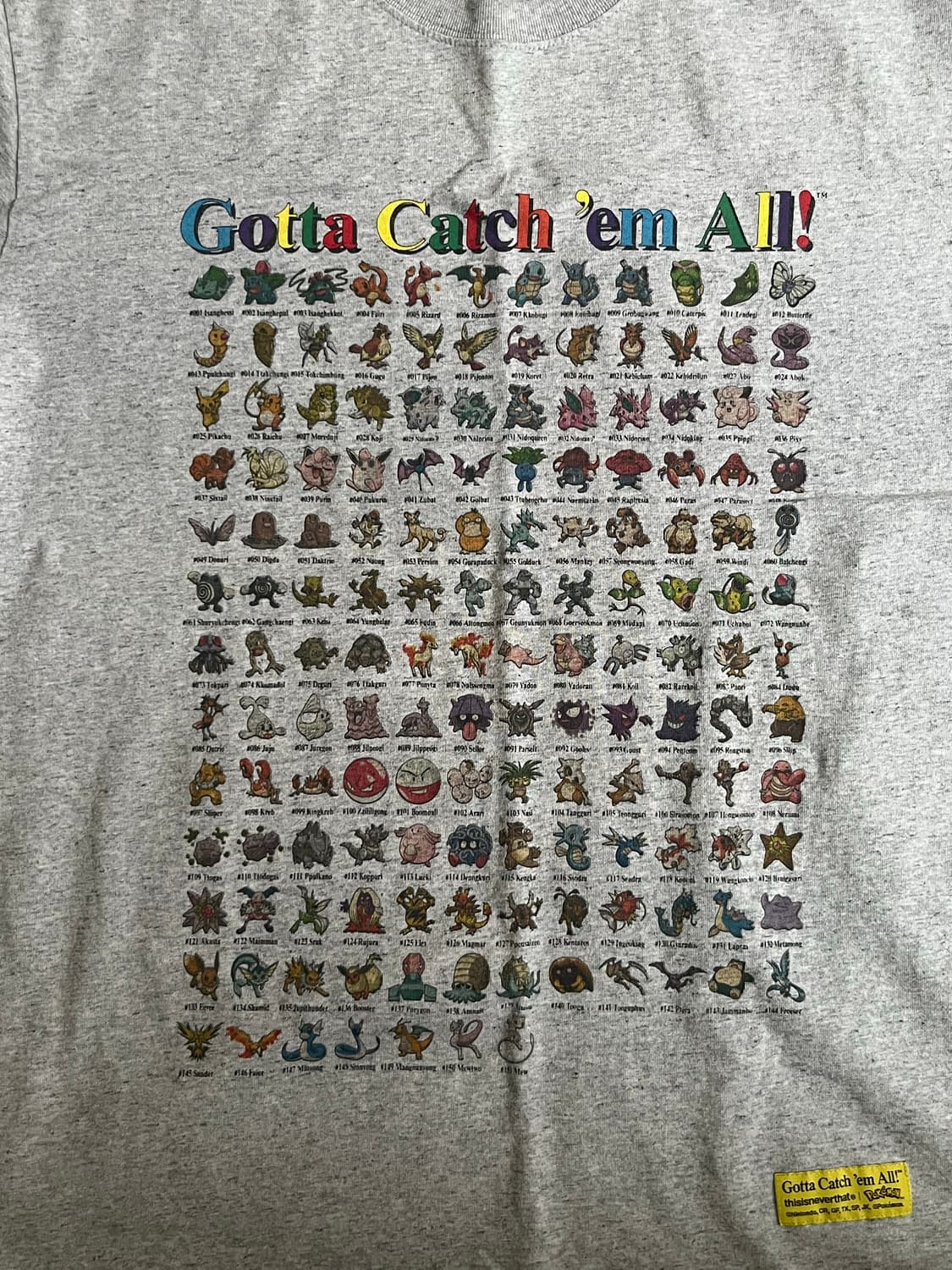 디스이즈네버댓 포켓몬 반팔 상품이미지3