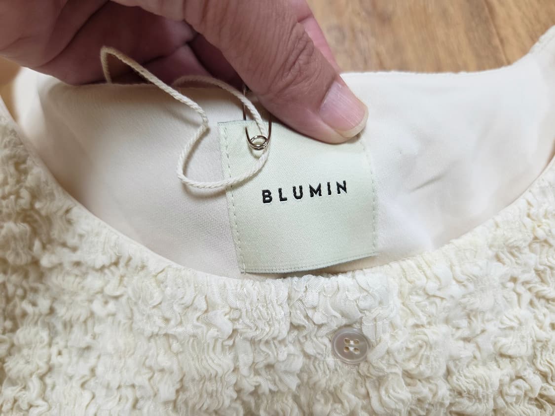 블루민(BLUMIN) 로제크링클 블라우스 55 새상품 상품이미지9