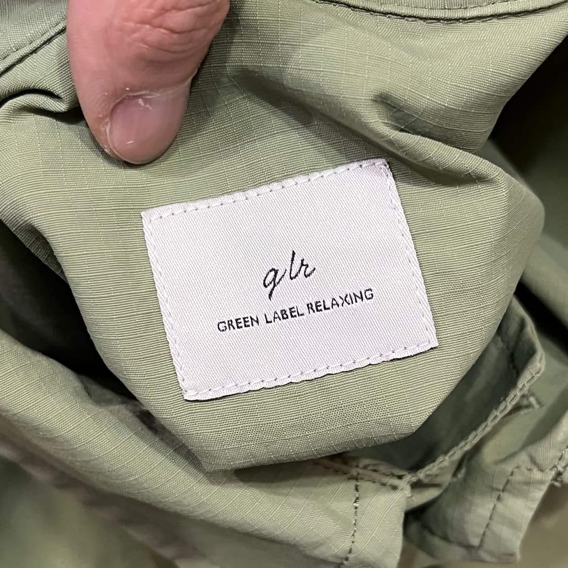  유나이티드 애로우즈 그린라벨 나일론 워크 자켓 y16309 상품이미지5