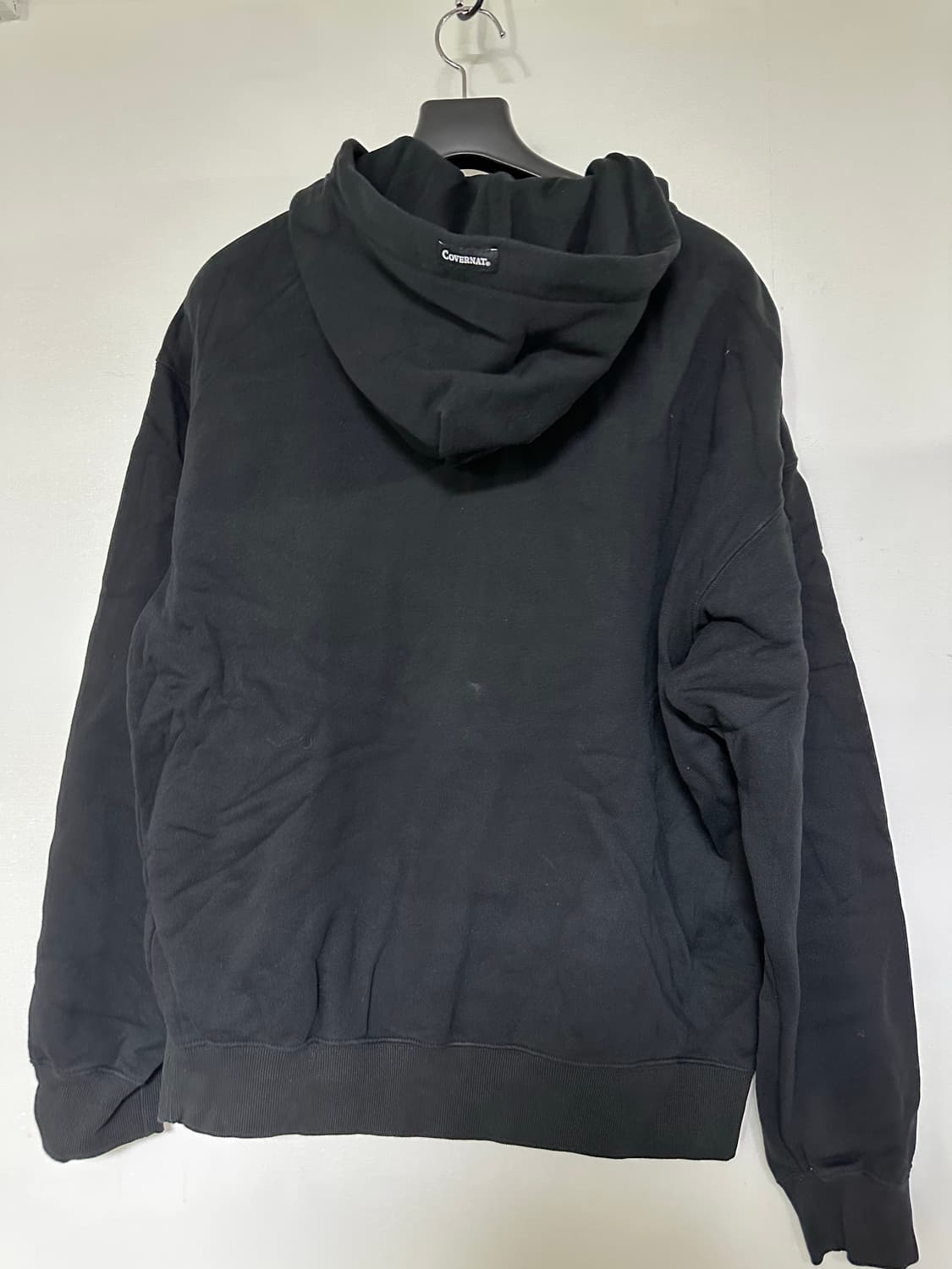 커버낫 블랙 후드 집업 상품이미지3