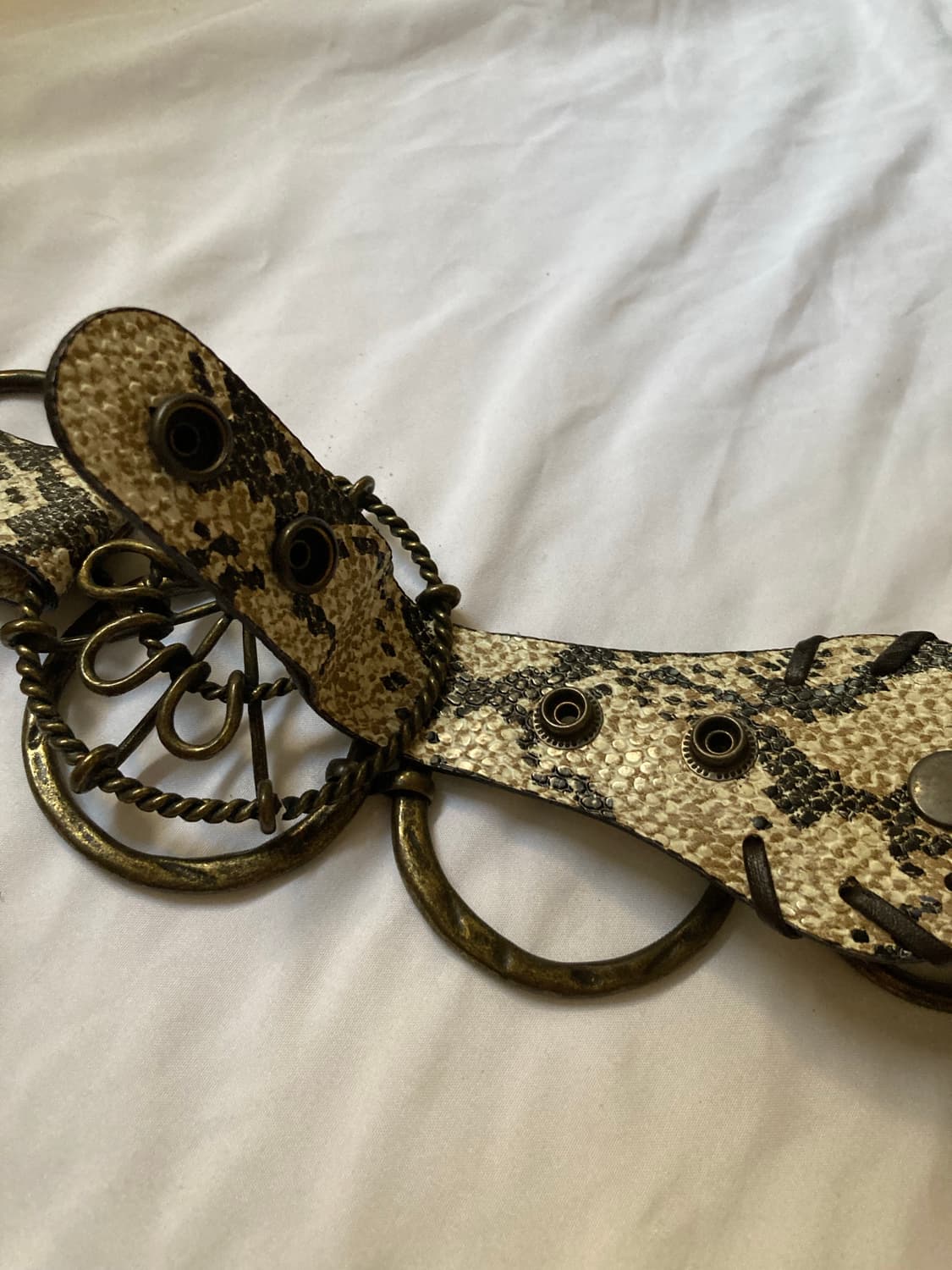 snake pattern ring belt 상품이미지6
