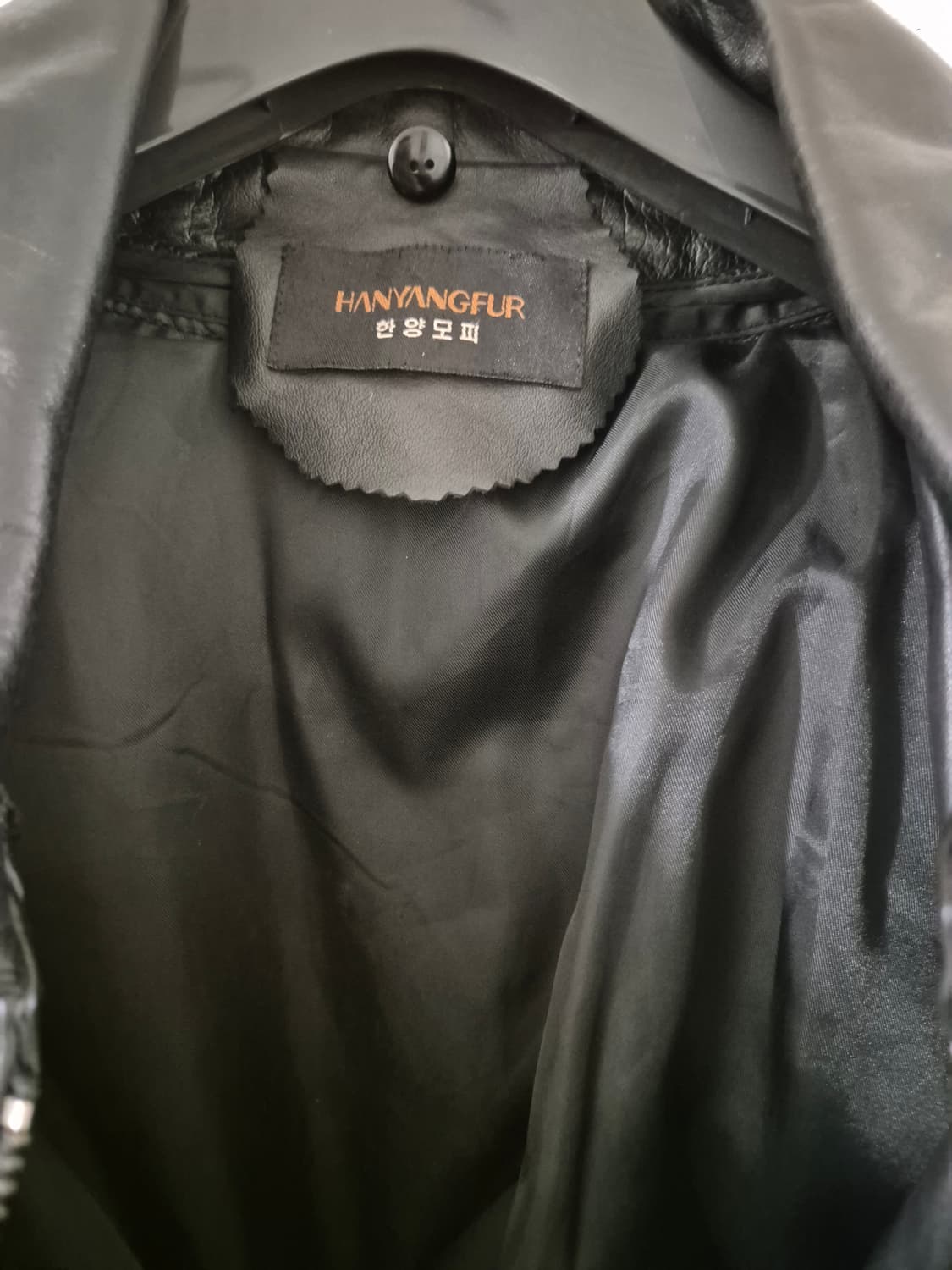한양모피 빈티지 드럼다이드 가죽자켓 상품이미지4