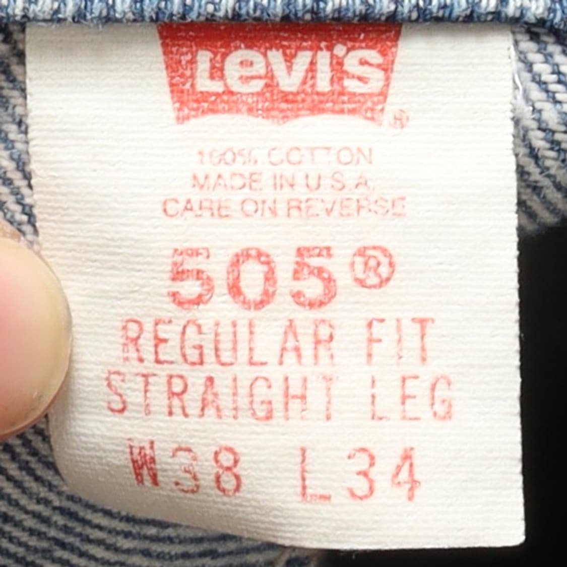 리바이스 90’s Levi's 505 Denim Pants 
 상품이미지9