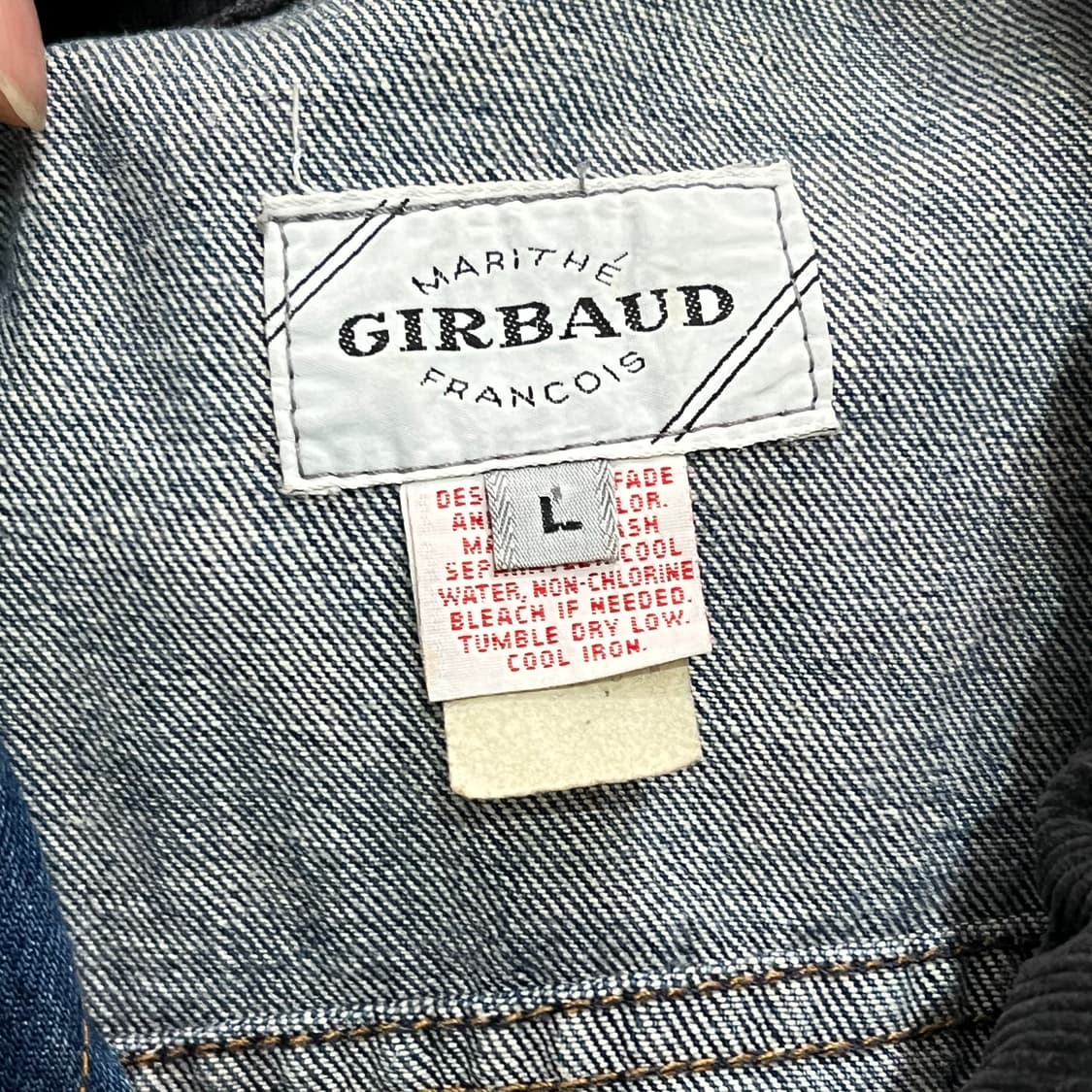  마리떼 프랑소와저버 코듀로이 카라 데님 트러커 자켓 y15938 상품이미지6