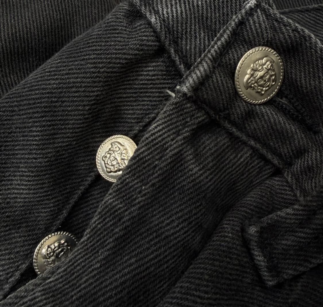 베르사체 꾸뛰르 흑청 데님 상품이미지3