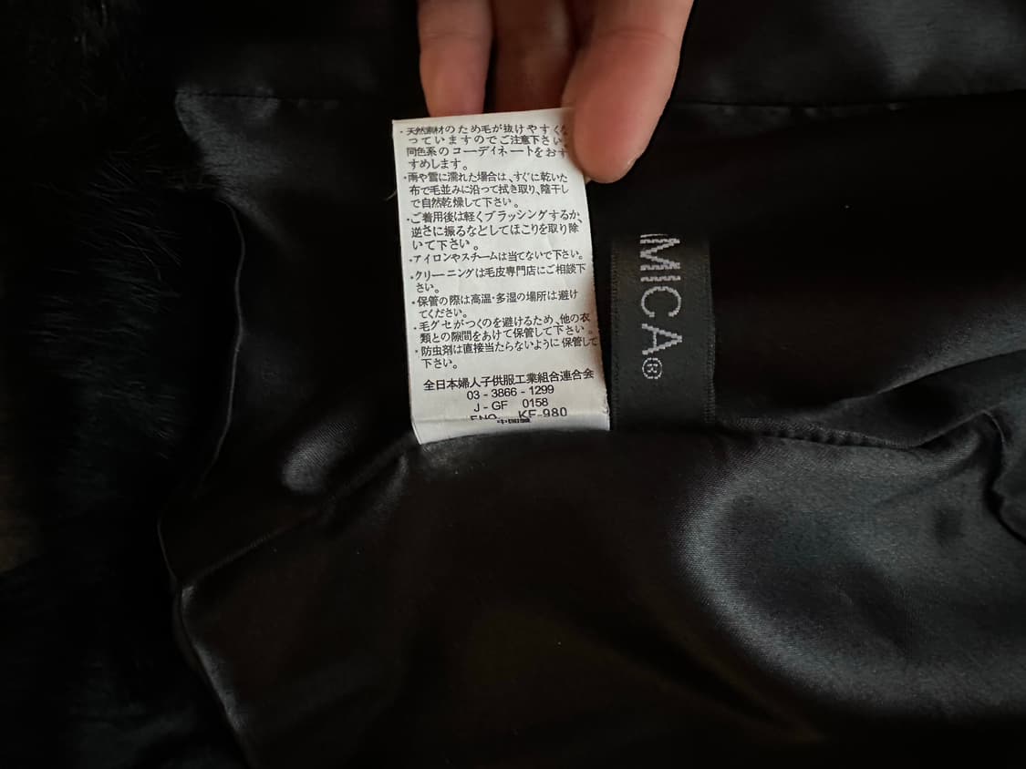 퍼 자켓 코트 토끼털 토끼털 래빗퍼 자켓 퍼 털 모피 코트 상품이미지4