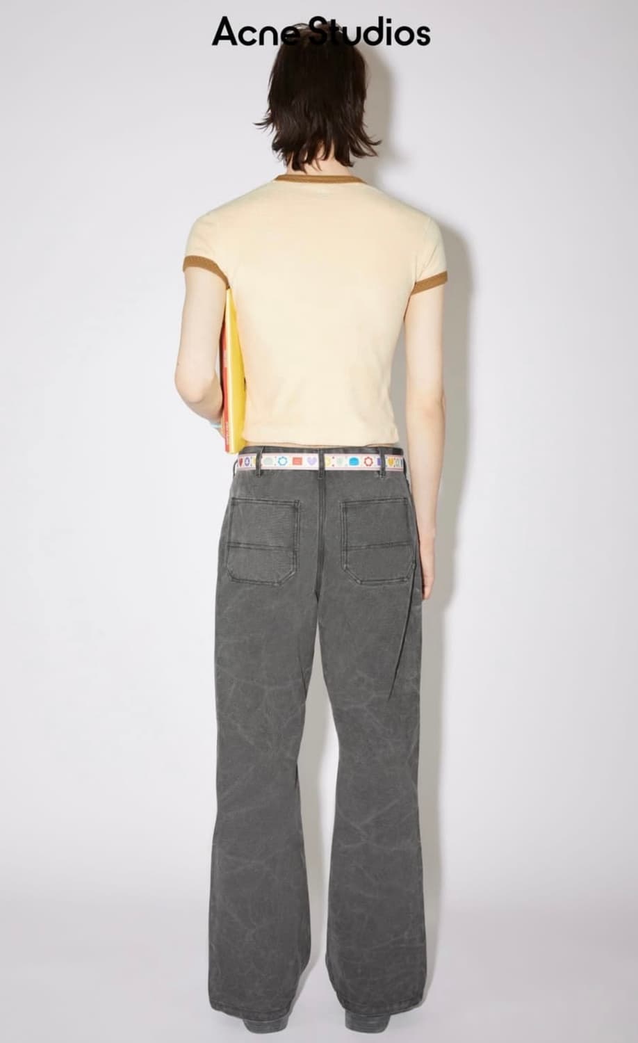 아크네스튜디오 캔버스 페이스 패치 그레이 S 상품이미지6