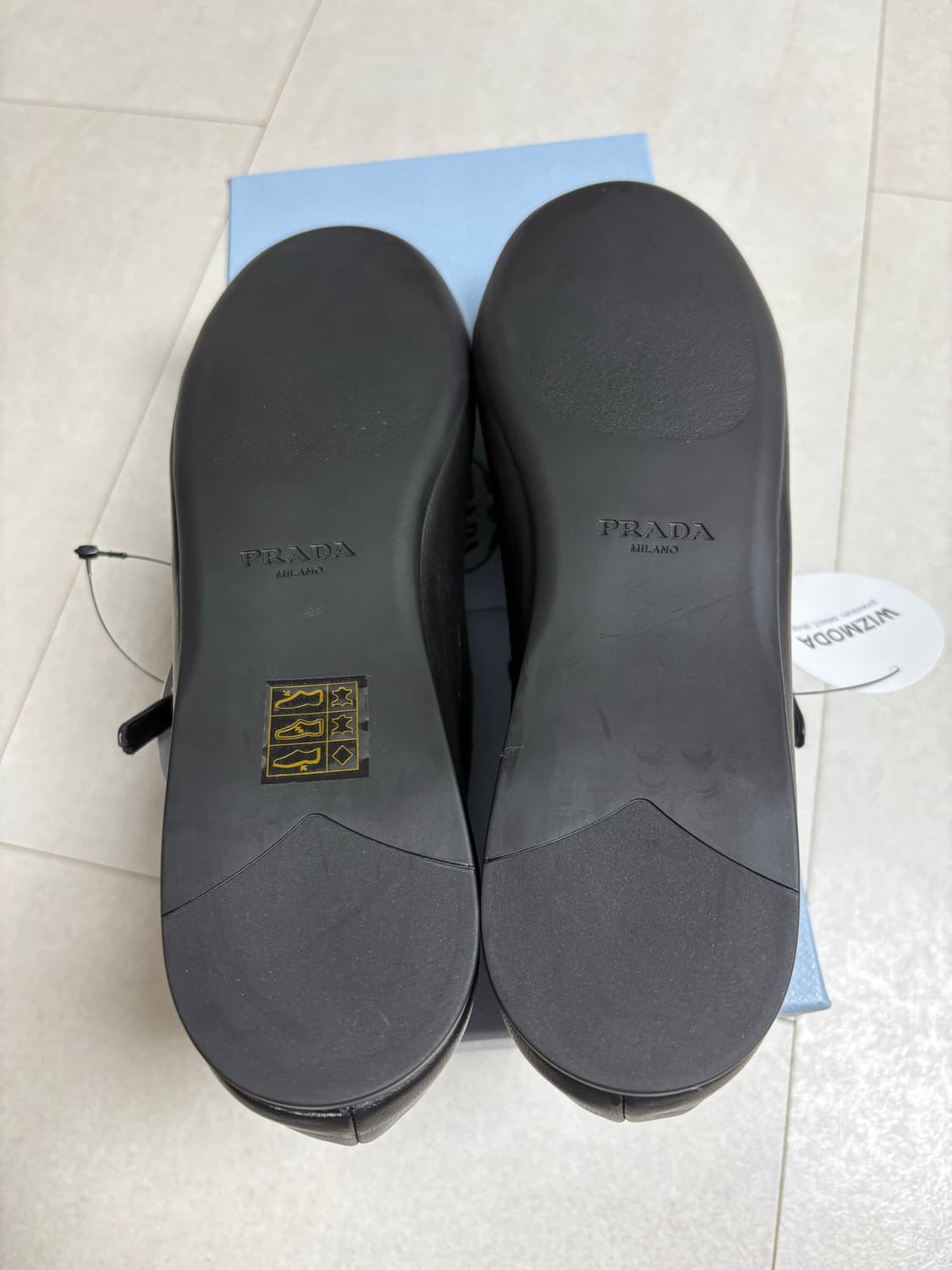 (새상품)프라다 메리제인 플랫슈즈 38사이즈 상품이미지5