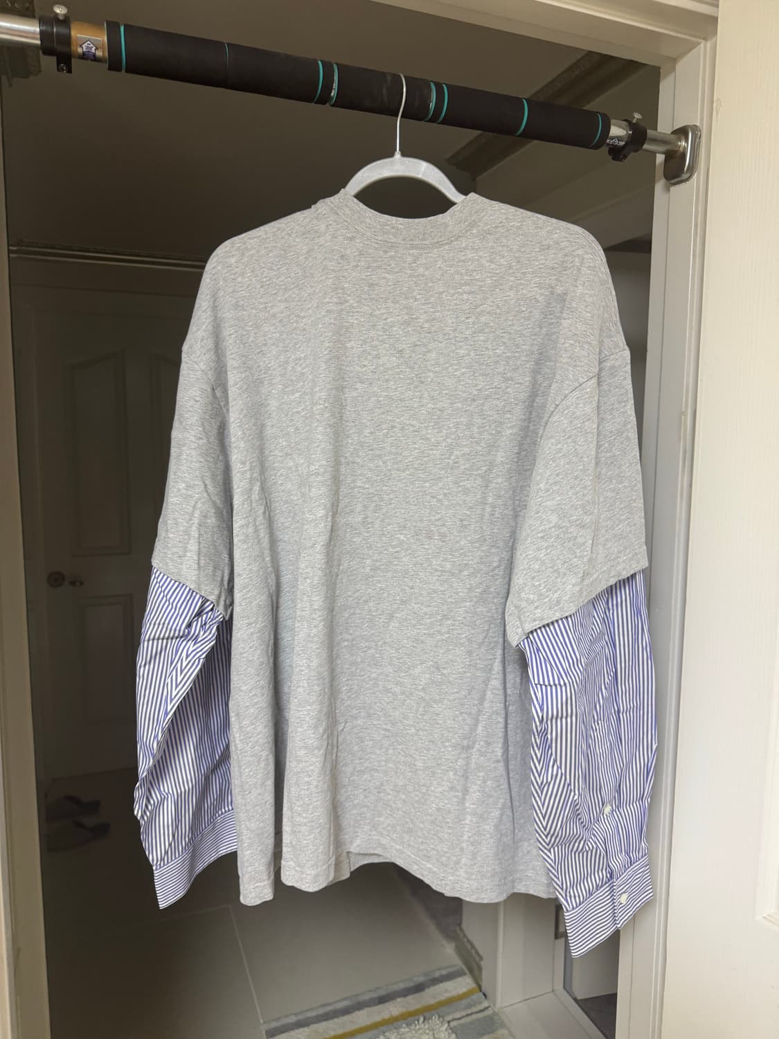 (S)발렌시아가 슬라임 셔츠 레이어드 롱슬리브 상품이미지2