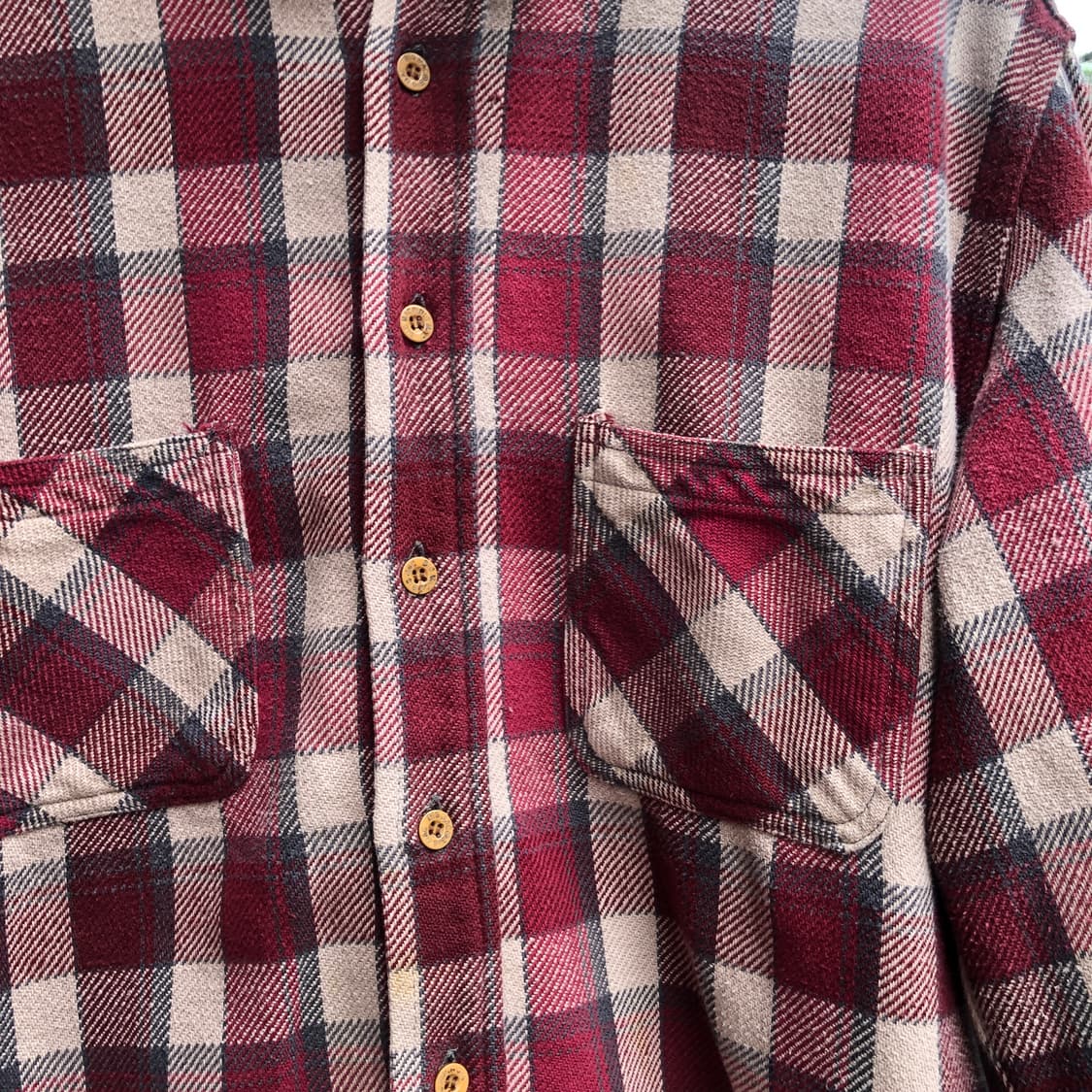 90s Big Mac flannel shirt-L 상품이미지3
