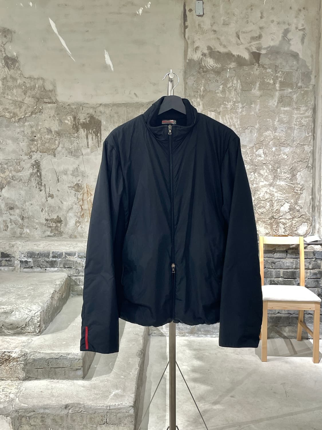 프라다 레드탭 00’s 블랙 투 웨이 나일론 자켓 상품이미지1