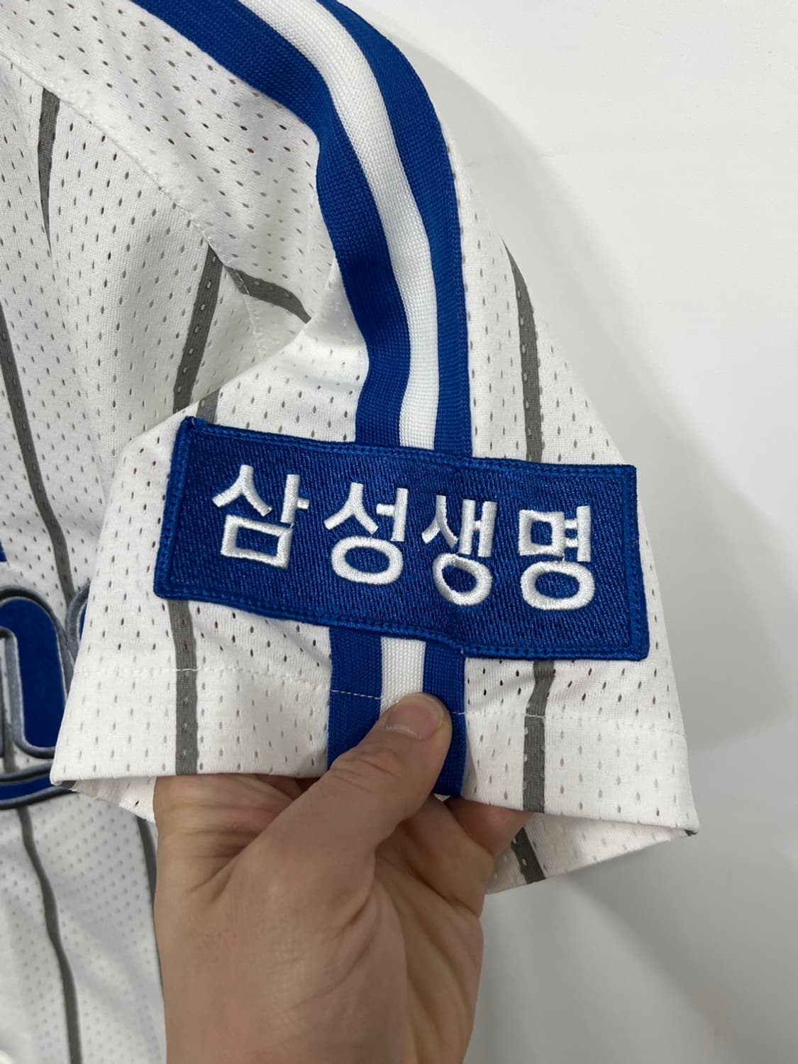 삼성 라이온즈 왕조 친필 싸인 이승엽 마킹 홈 유니폼 반팔 상품이미지5