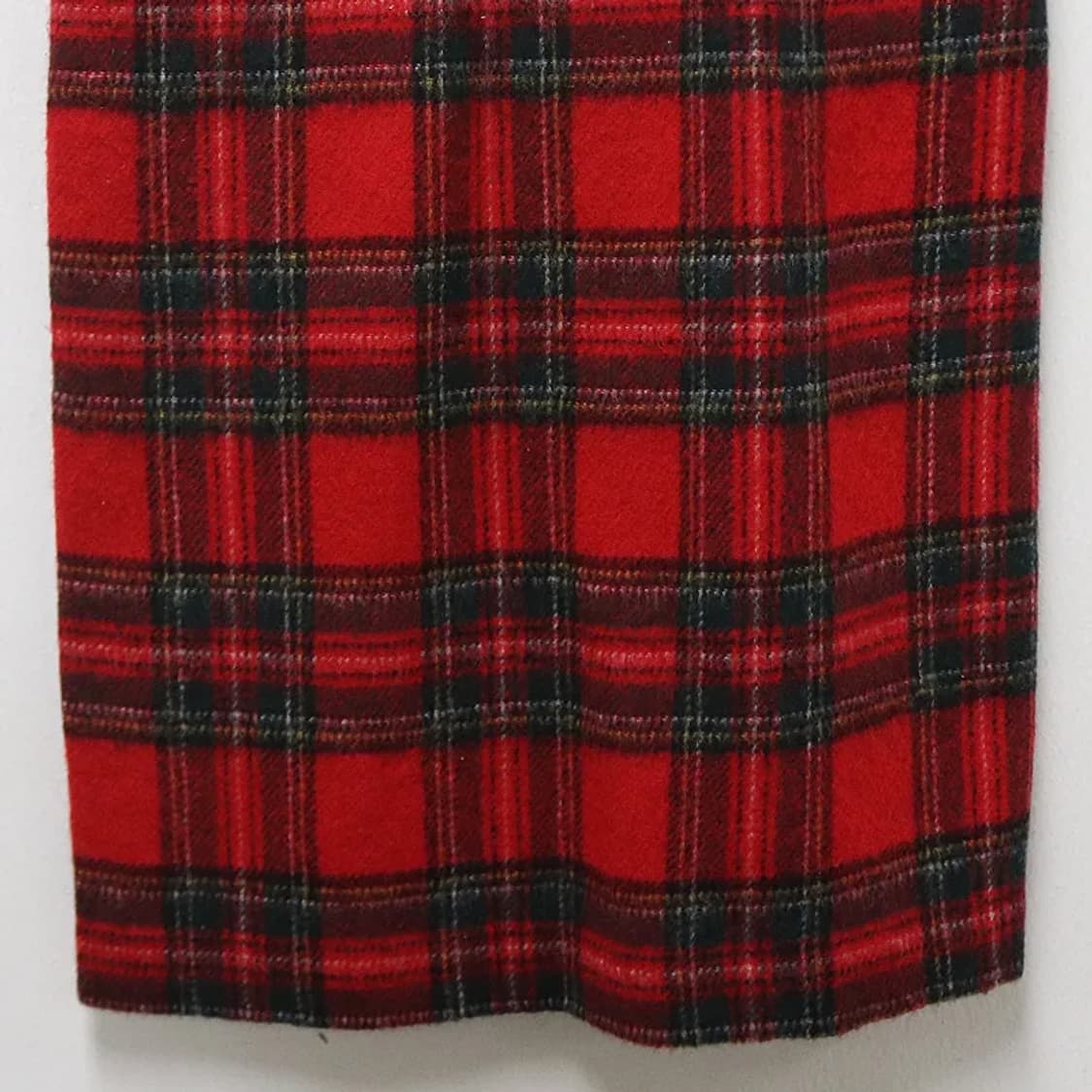 레드 체크 울 혼방 미디스커트 61143 상품이미지4