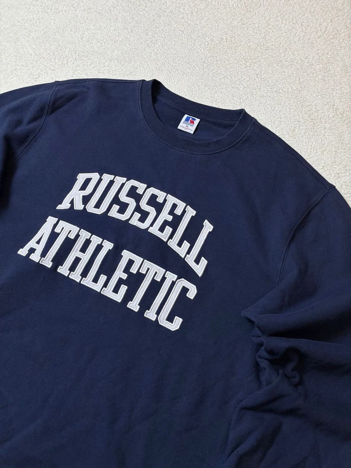 러셀 Russell 아치 로고 크루넥 맨투맨 PN7262 상품이미지2