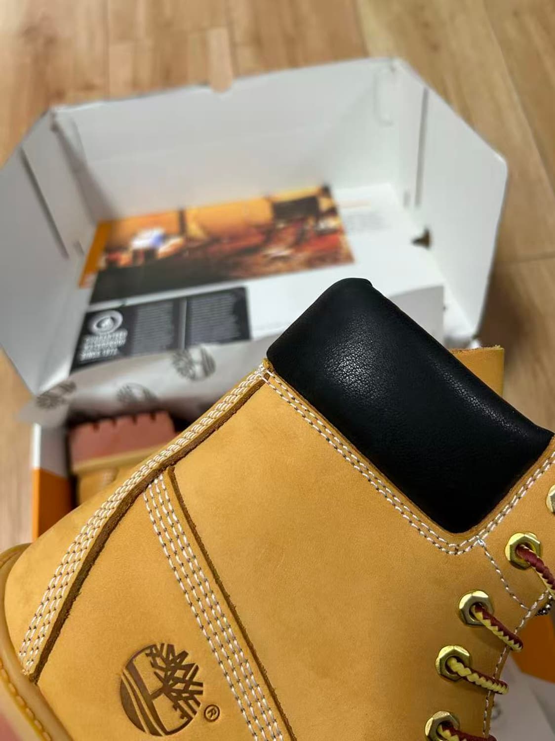 팀버랜드 프리미엄 6인치 워터프루프 부츠 위트 누벅 270mm 상품이미지3