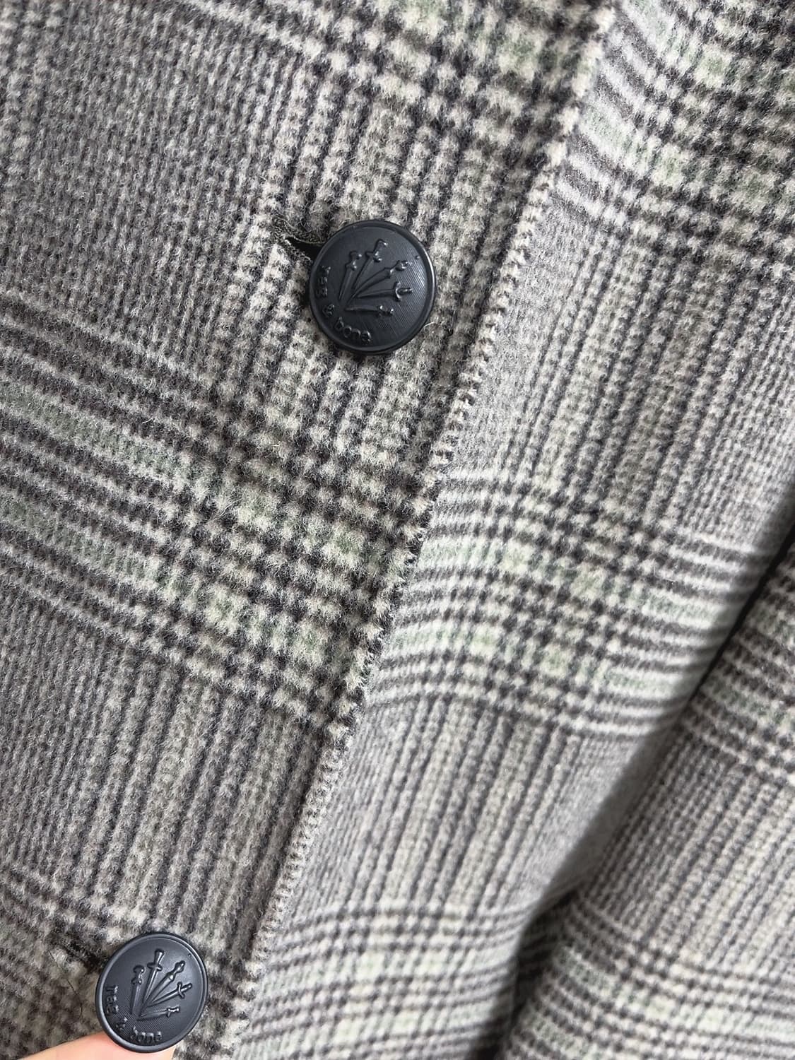 랙앤본 울 캐시미어 블렌디드 코쿤 코트  상품이미지4