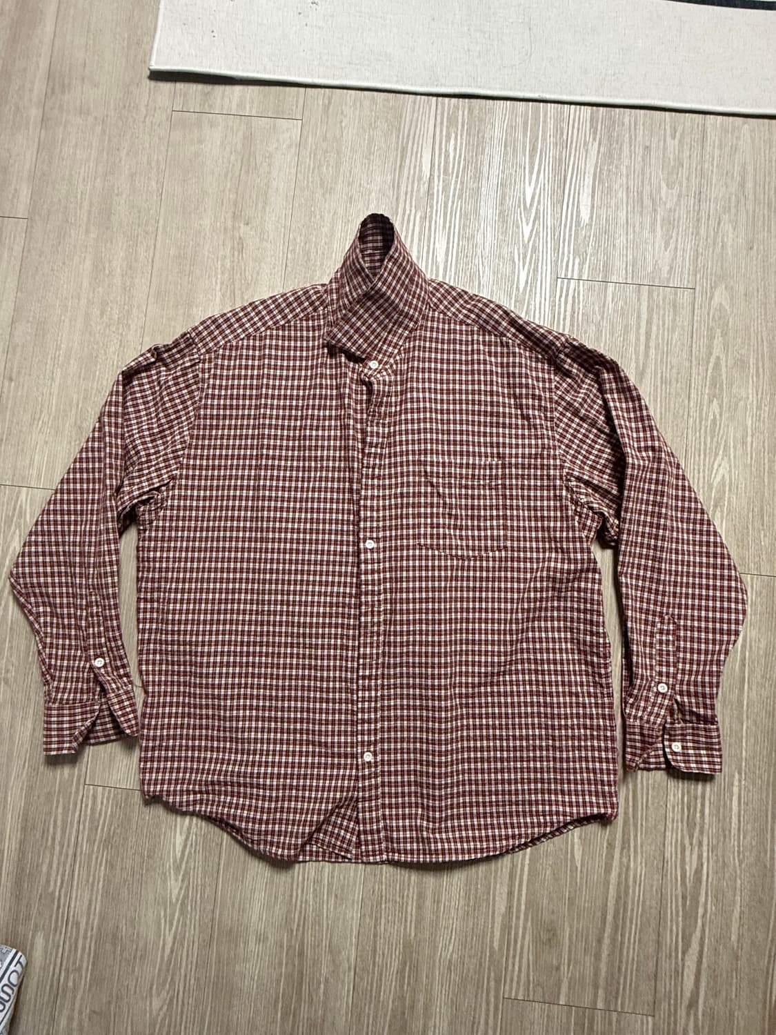 레드 체크 셔츠 상품이미지2